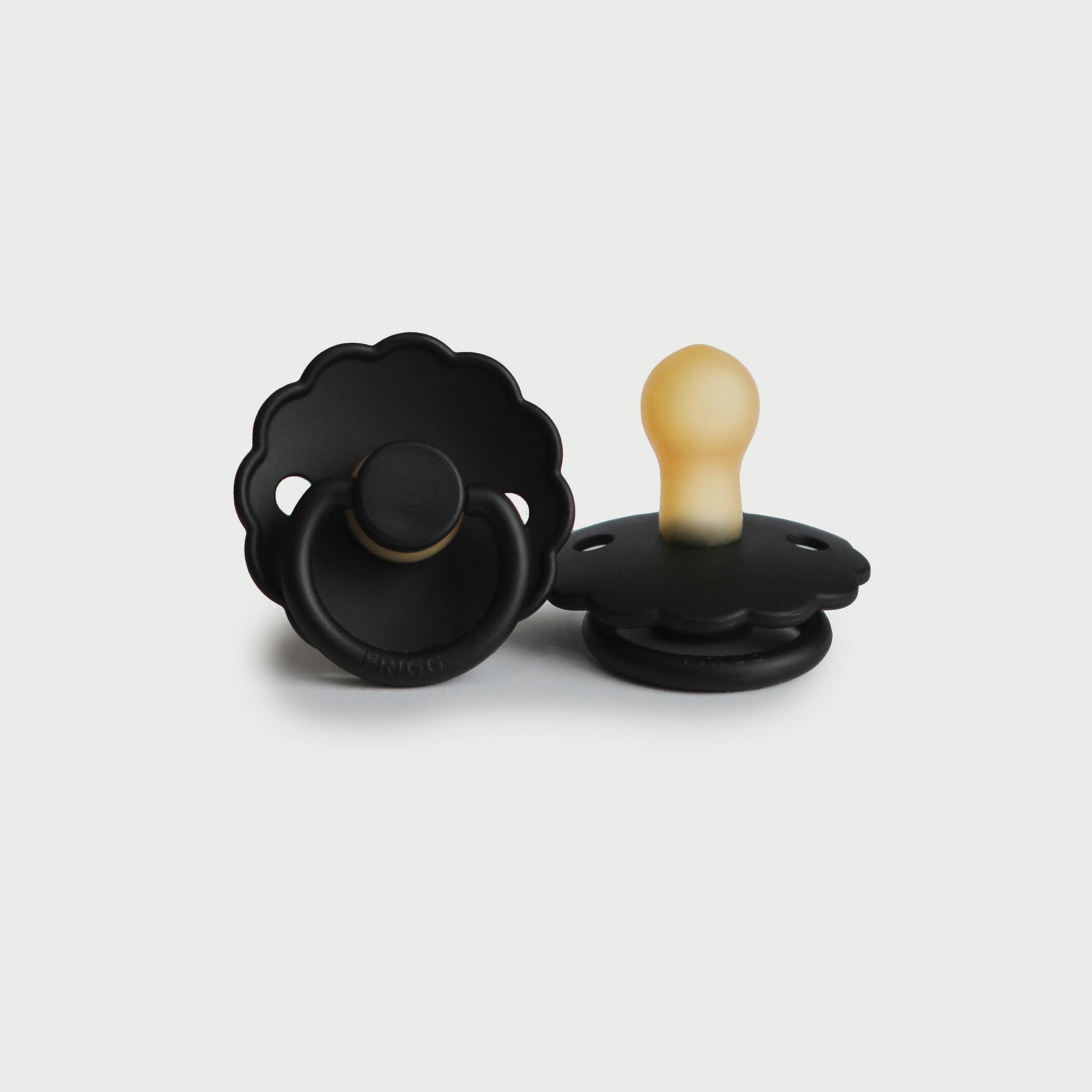 لهاية أطفال ديزي لاتكس من فريج (0-6 شهور)، أسود فاحم، مقاس 1-baby-feeding-pacifiers-image-1