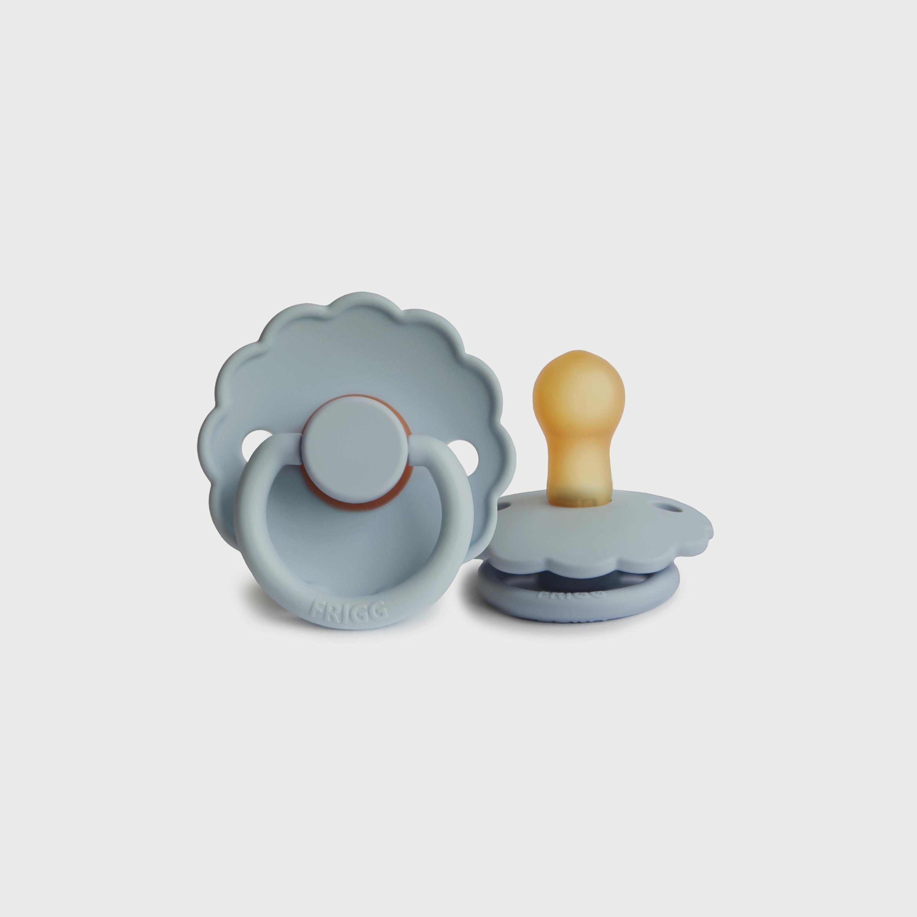 Frigg Daisy Latex Baby Pacifier (0-6M), Powder Blue , Size 1-baby-feeding-pacifiers-image-1