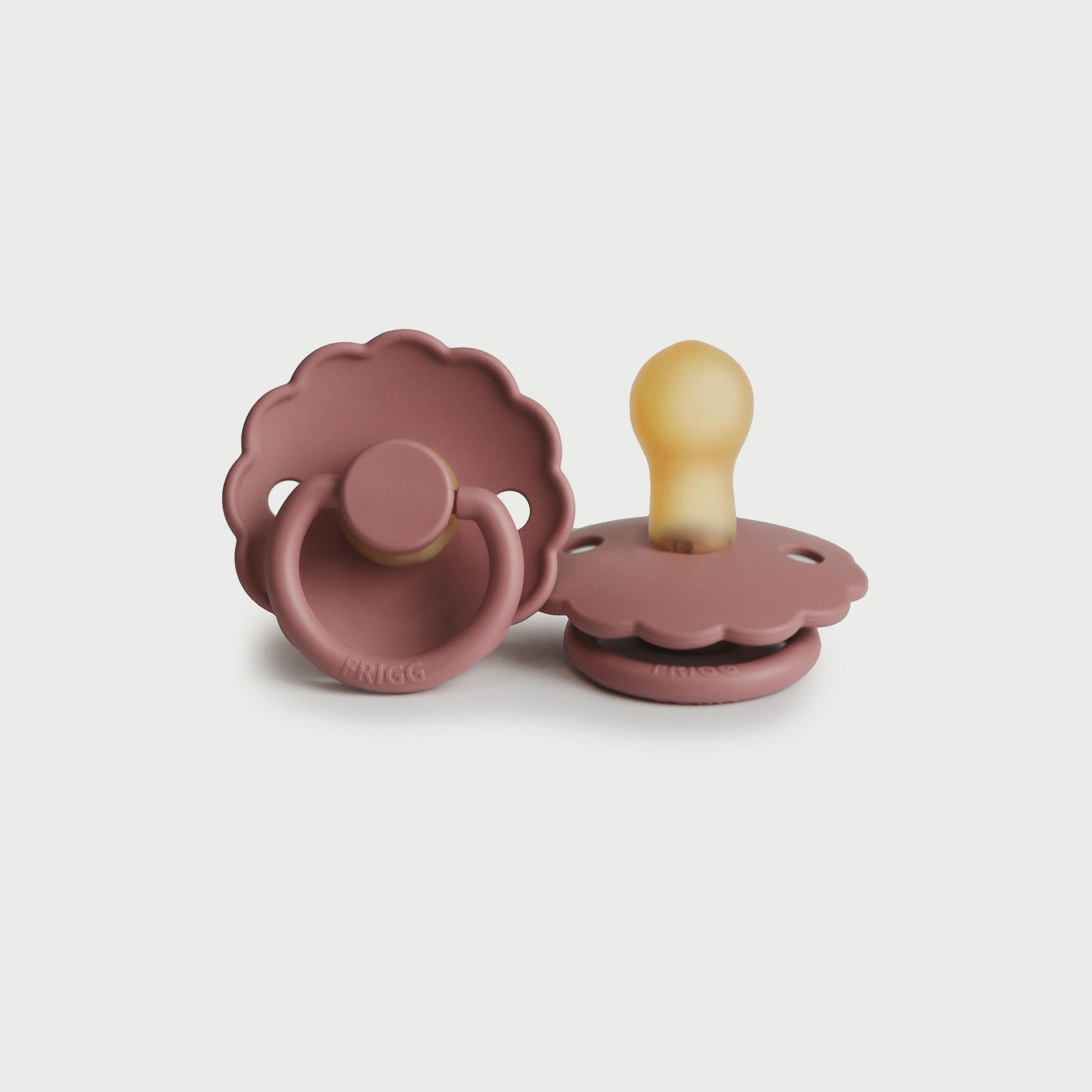 Frigg Daisy Latex Baby Pacifier (0-6M), Powder Blush , Size 1-baby-feeding-pacifiers-image-1