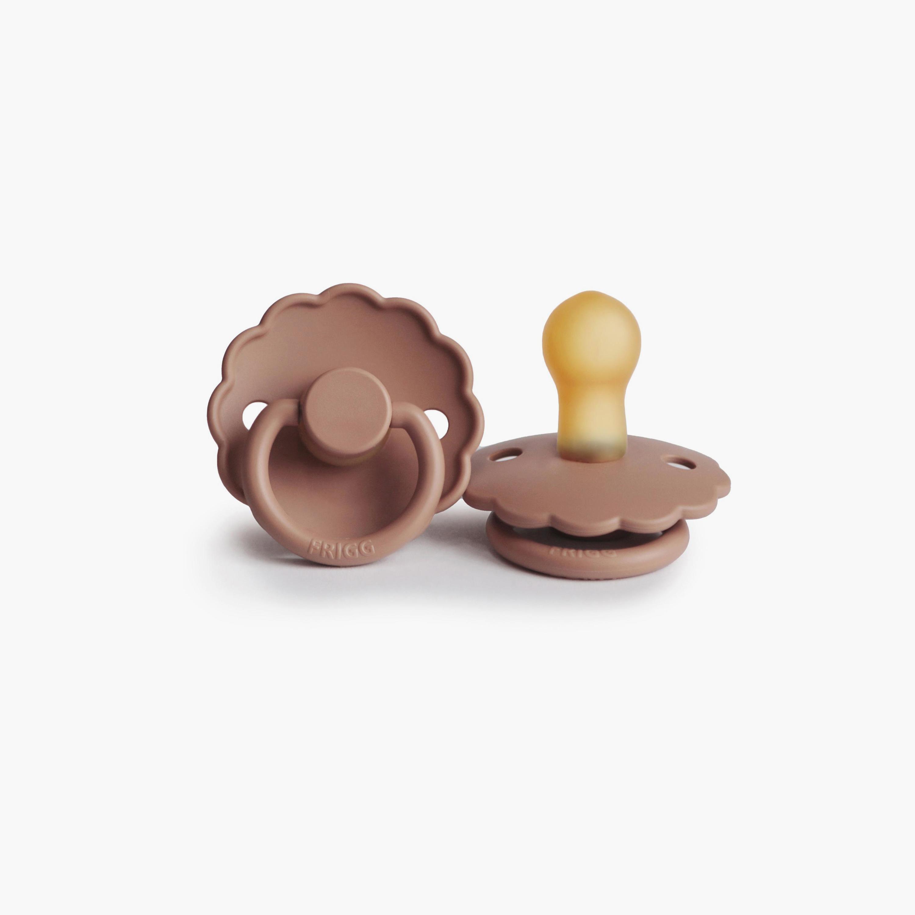 Frigg Daisy Latex Baby Pacifier (0-6M), Rose Gold , Size 1-baby-feeding-pacifiers-image-1