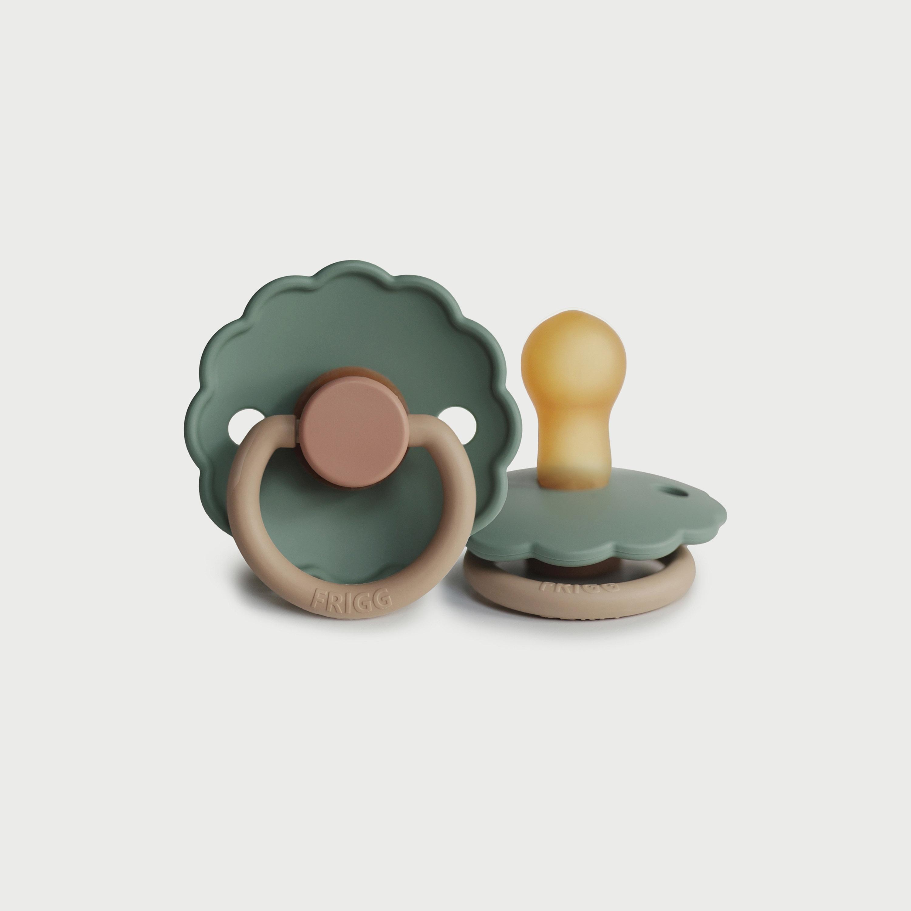 Frigg Daisy Latex Baby Pacifier (0-6M), Willow , Size 1-baby-feeding-pacifiers-image-1