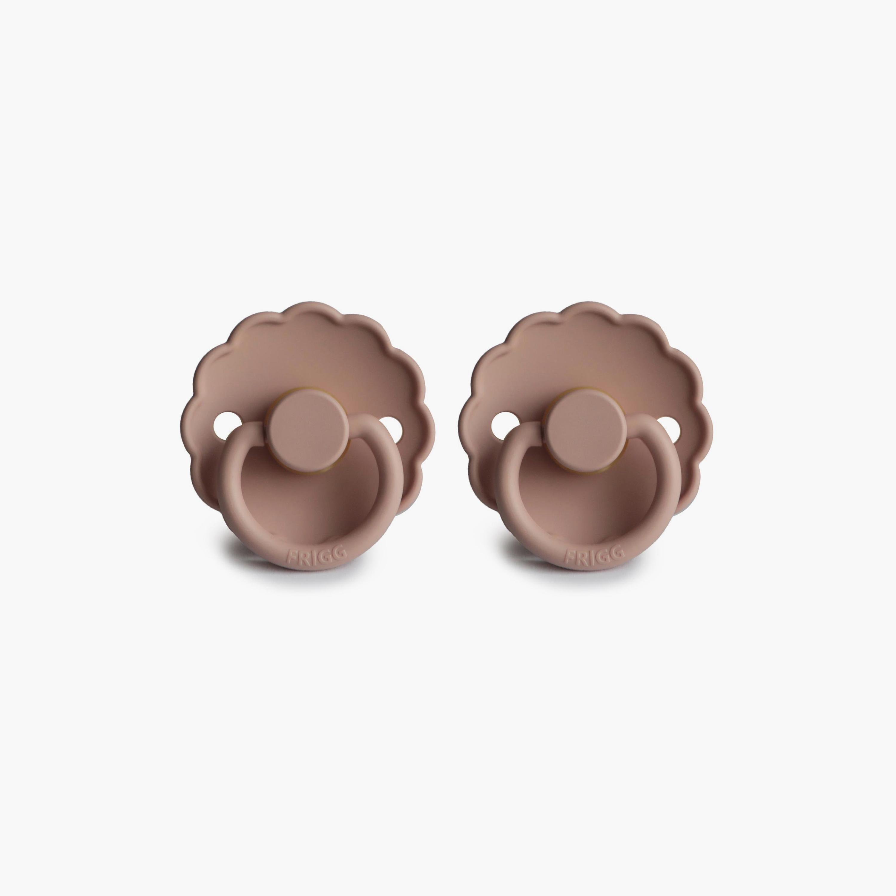 Frigg Daisy Latex Baby Pacifier (0-6M), Pack Of 2, Blush , Size 1-baby-feeding-pacifiers-image-1