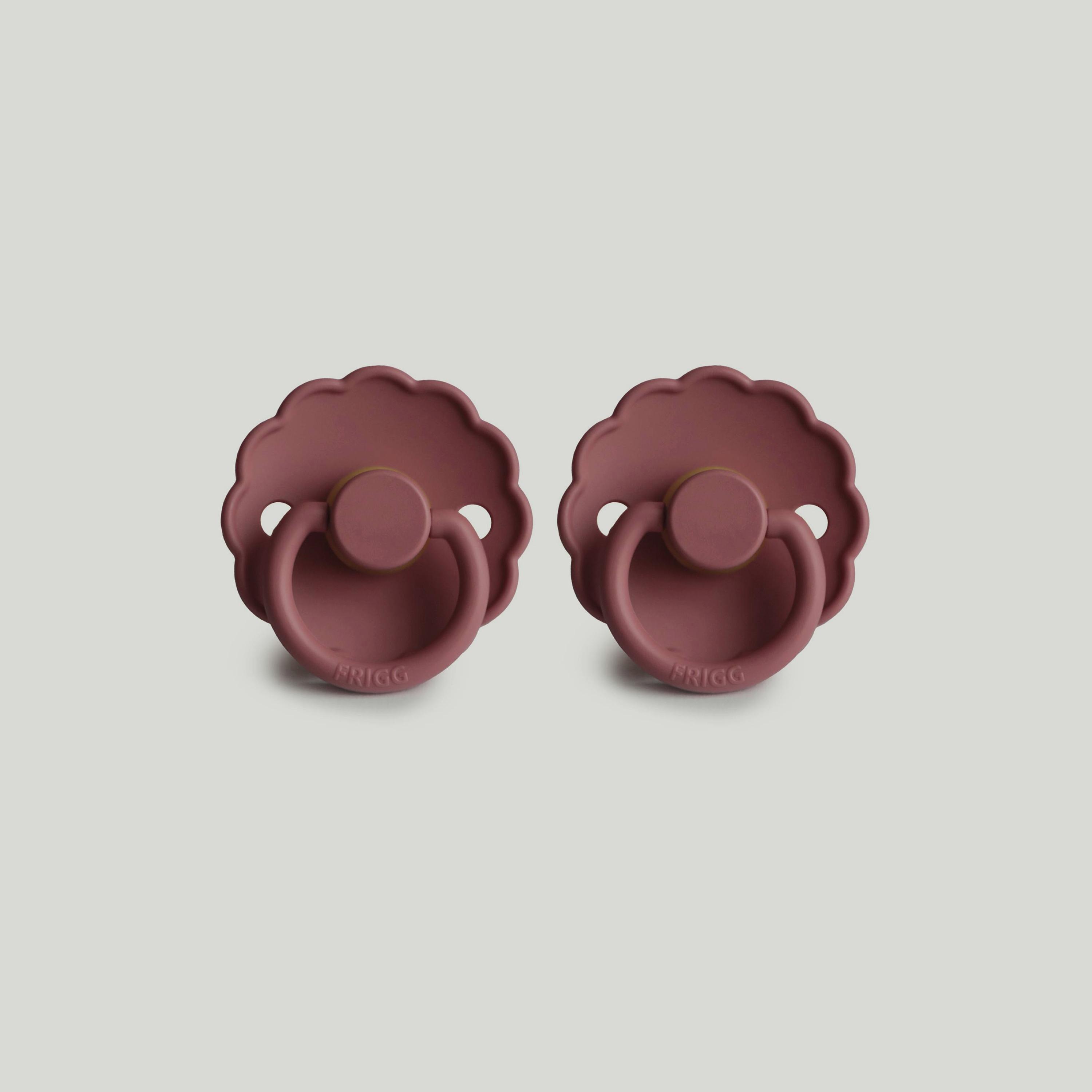 Frigg Daisy Latex Baby Pacifier (0-6M), Pack Of 2, Cedar , Size 1-baby-feeding-pacifiers-image-1