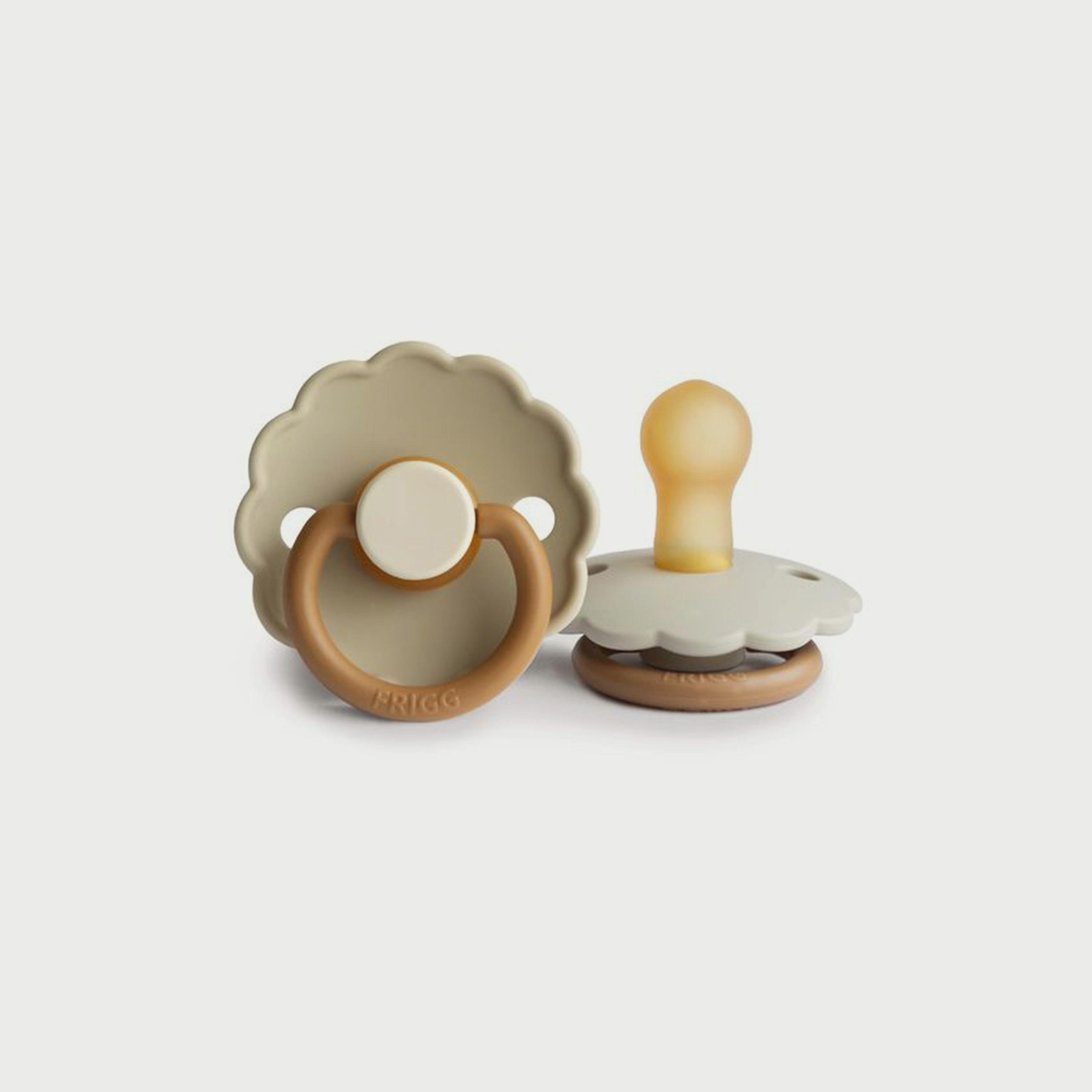 Frigg Daisy Latex Baby Pacifier (6-18M), Desert , Size 2-baby-feeding-pacifiers-image-1