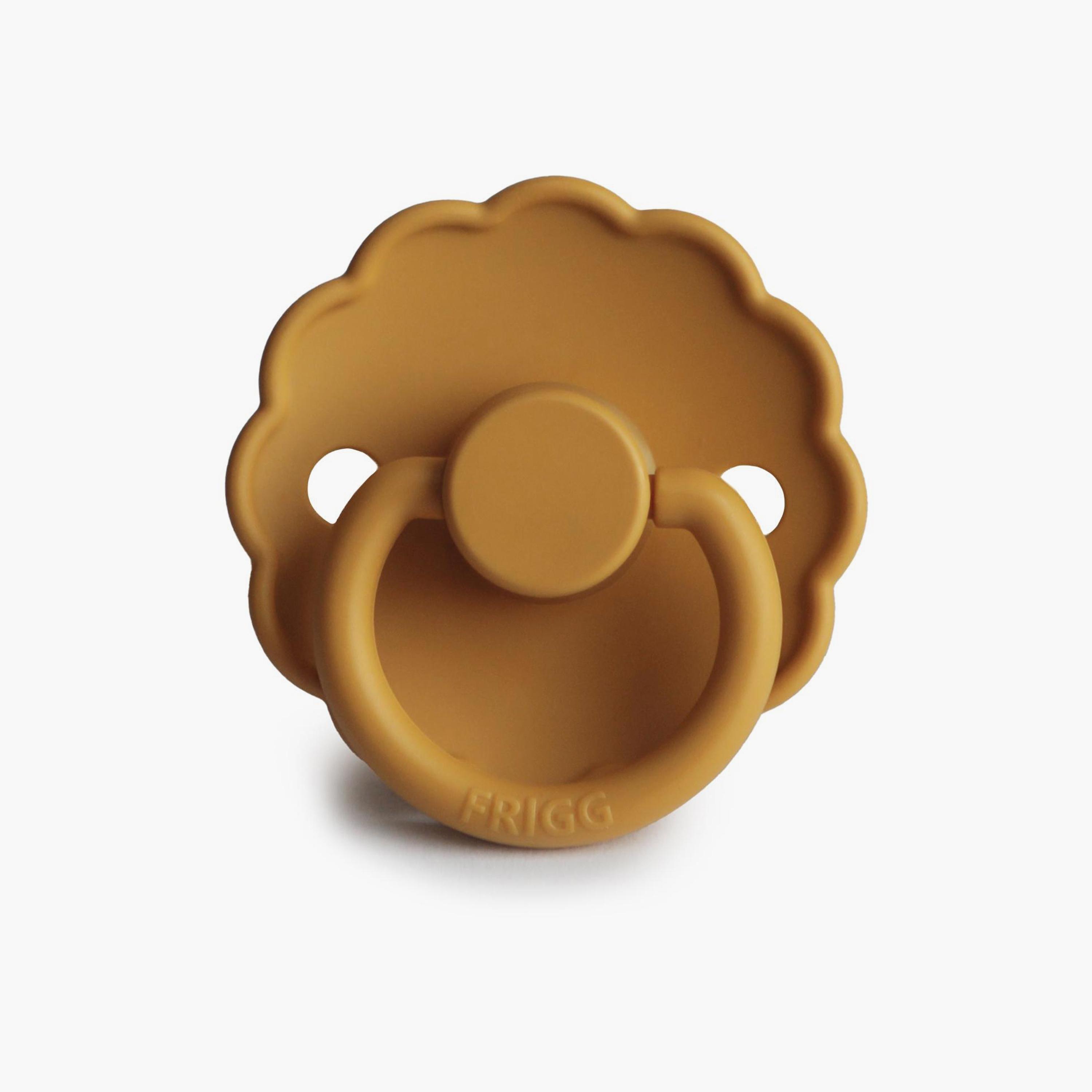 لهاية أطفال ديزي لاتكس من فريج (6-18 شهرًا)، ذهبي العسل، مقاس 2-baby-feeding-pacifiers-image-2