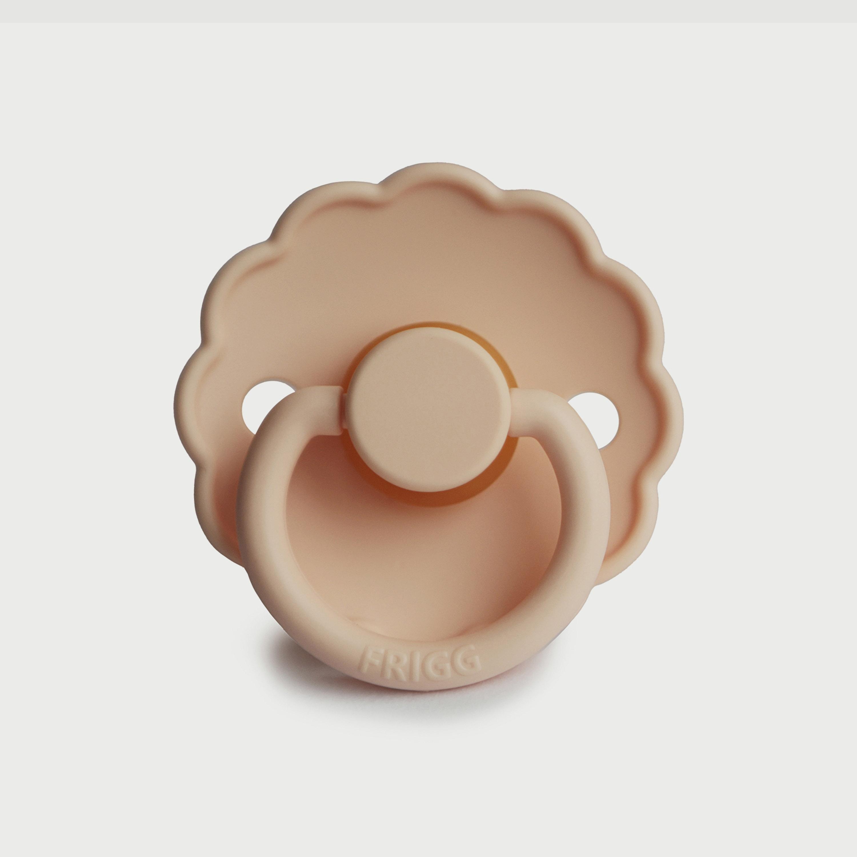 لهاية أطفال ديزي لاتكس من فريج (6-18 شهرًا)، وردي كريم، مقاس 2-baby-feeding-pacifiers-image-2