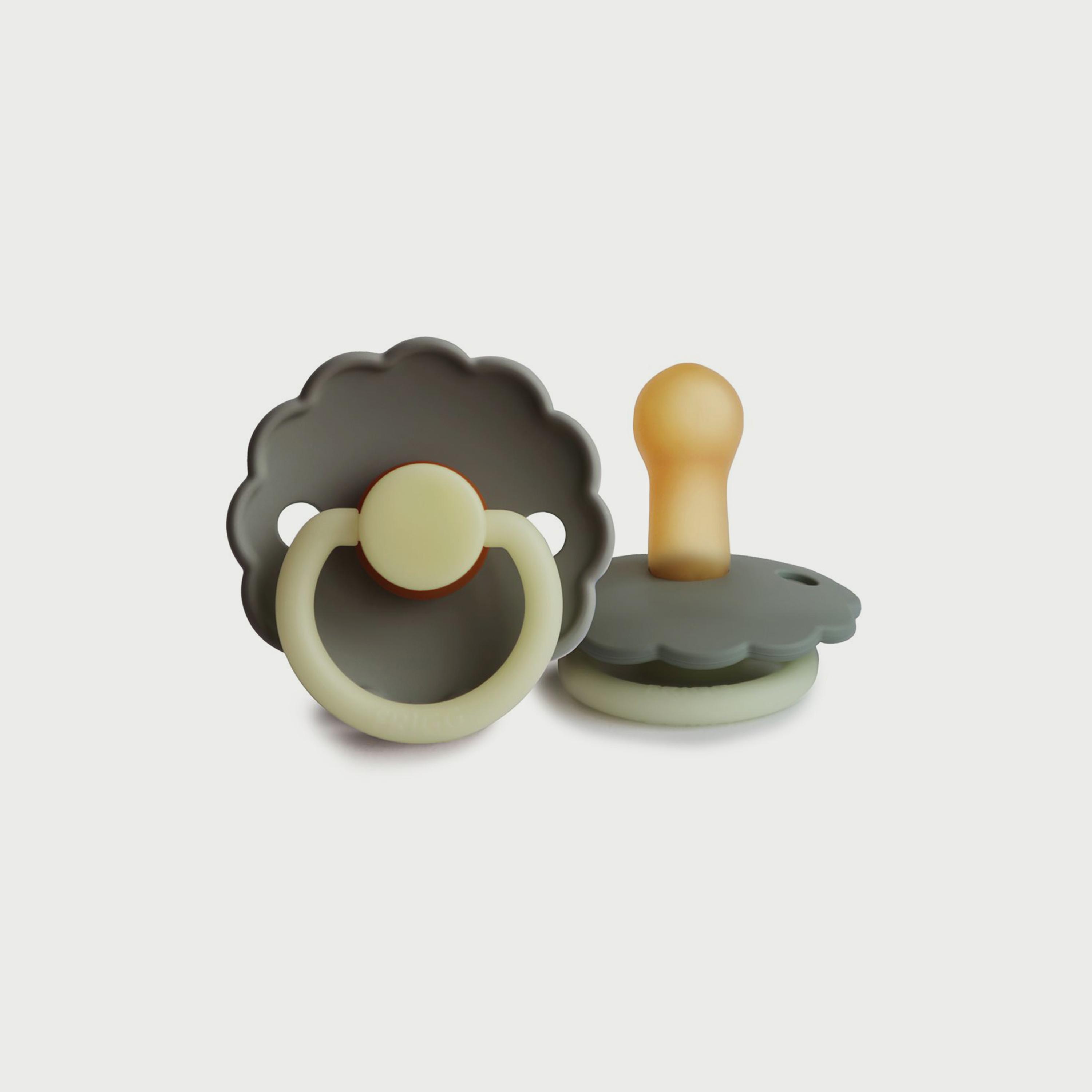 Frigg Daisy Latex Baby Pacifier (6-18M), Portobello Night , Size 2-baby-feeding-pacifiers-image-1