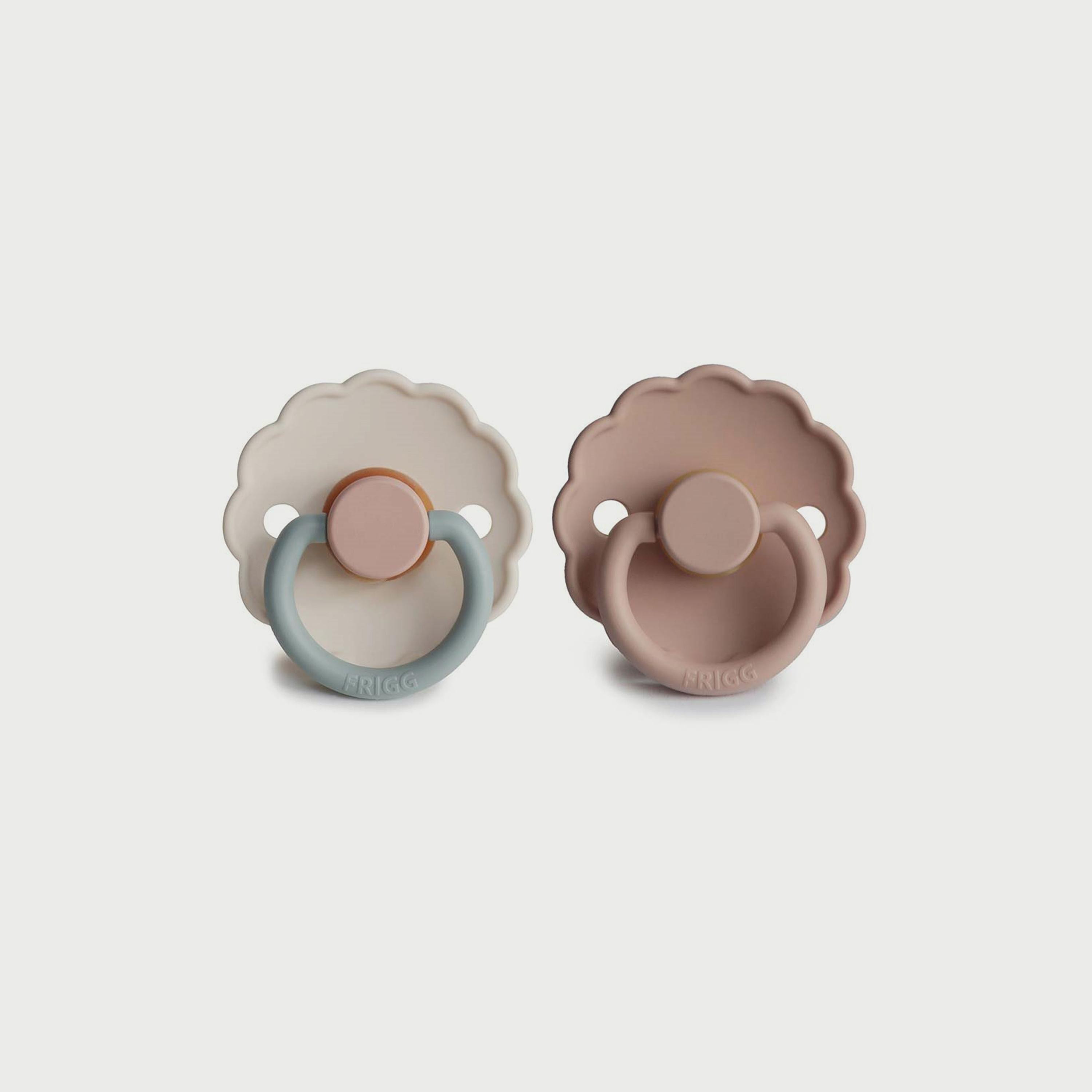 Frigg Daisy Latex Baby Pacifier (6-18M), Pack Of 2, Blush/Cotton Candy , Size 2-baby-feeding-pacifiers-image-2