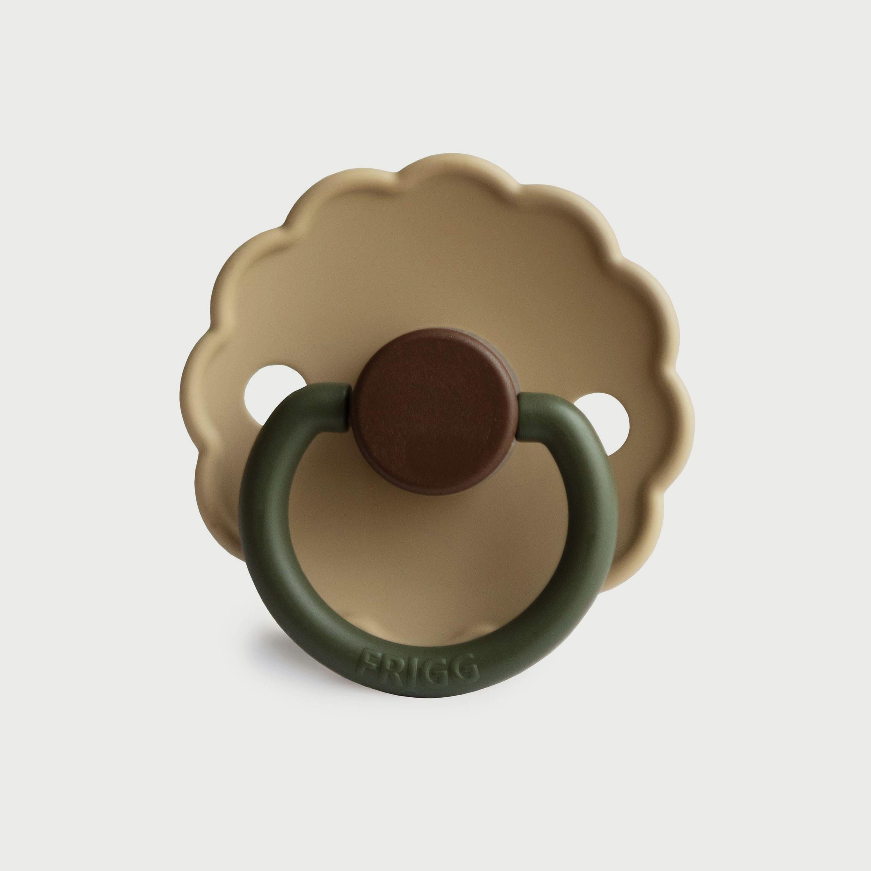 Frigg Daisy Silicone Baby Pacifier (0-6M), Acorn , Size 1-baby-feeding-pacifiers-image-1