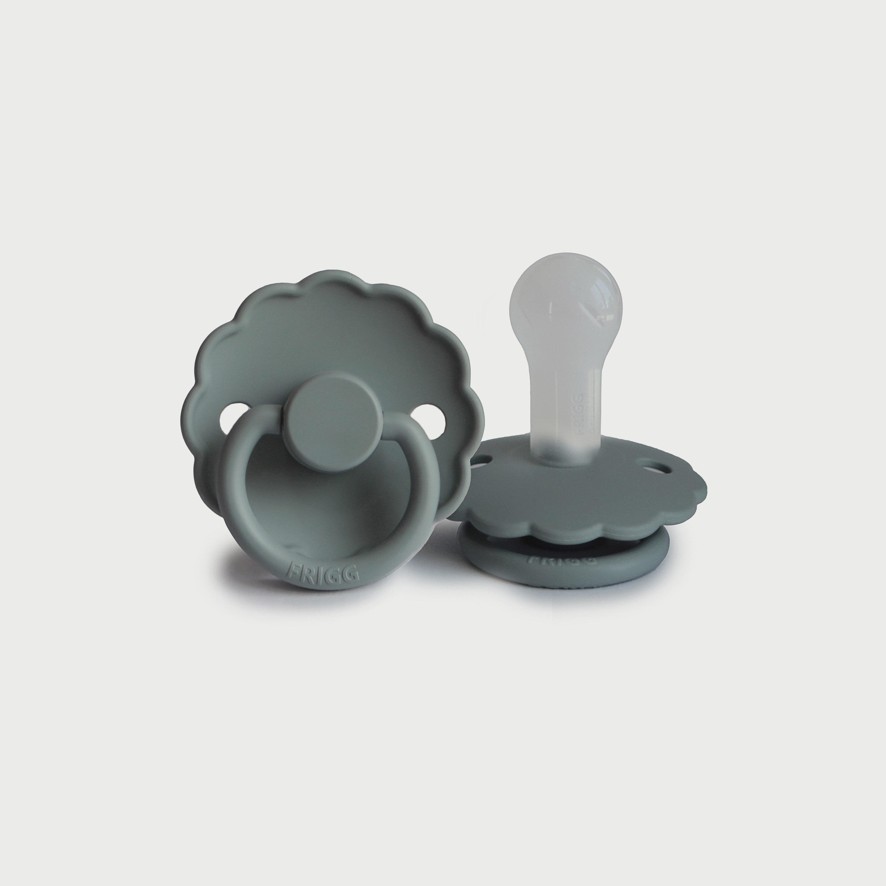 Frigg Daisy Silicone Baby Pacifier (0-6M), French Gray , Size 1-baby-feeding-pacifiers-image-1