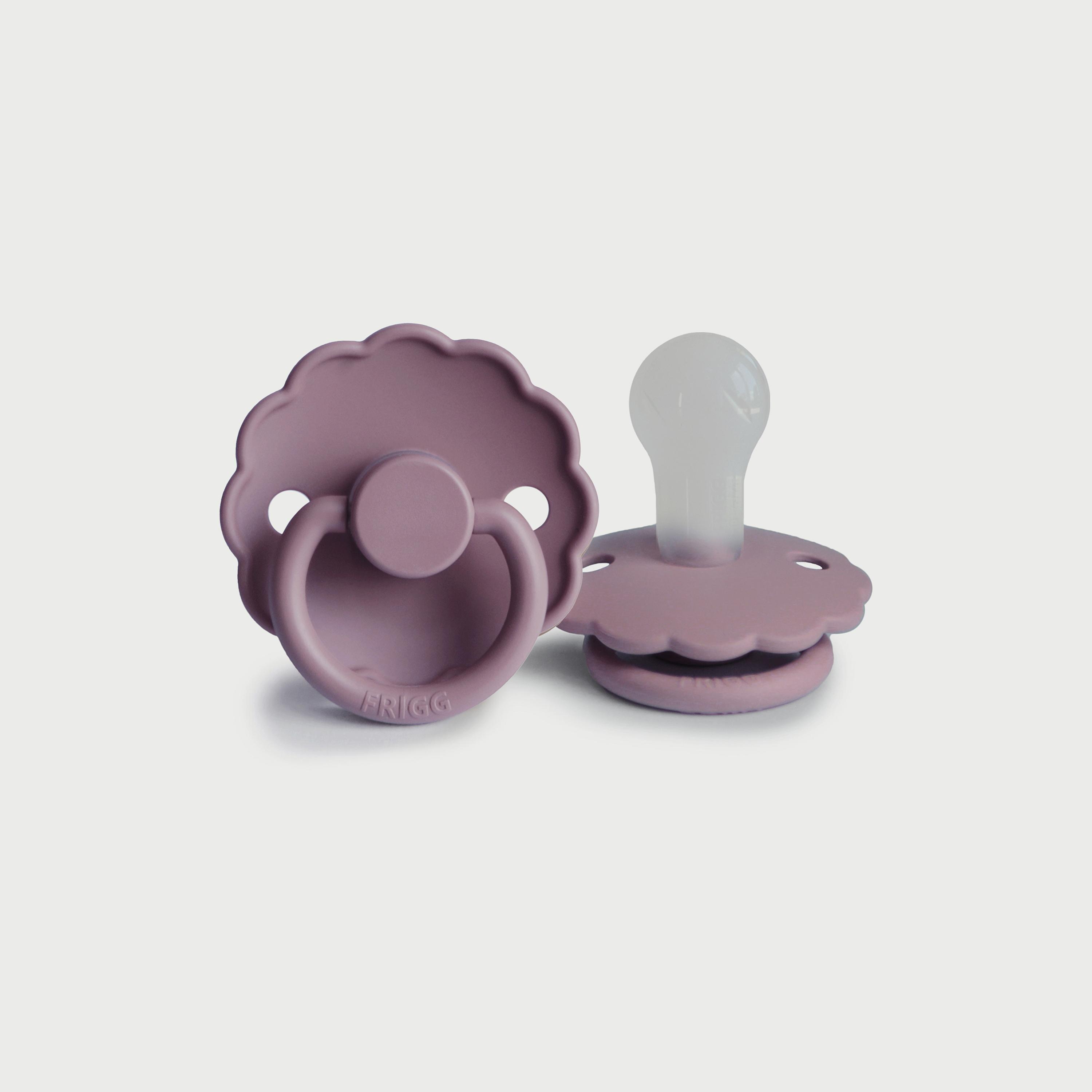 Frigg Daisy Silicone Baby Pacifier (6-18M), Heather , Size 2-baby-feeding-pacifiers-image-1