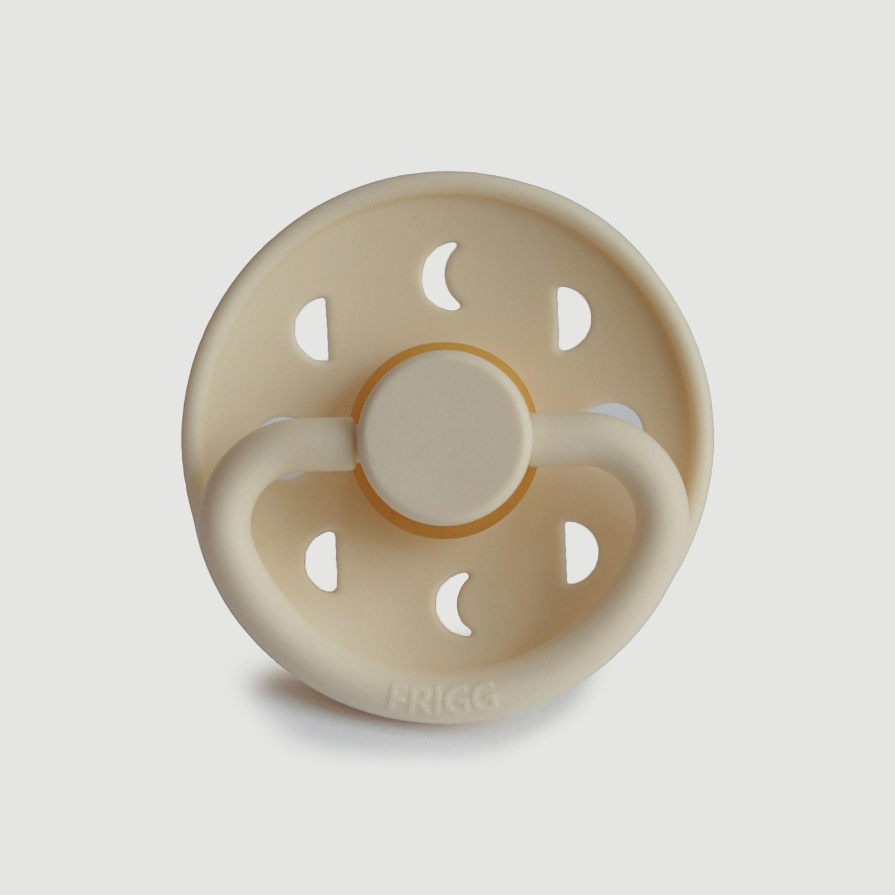 لهاية أطفال مون فيز لاتكس من فريج (0-6 شهور)، كريم، مقاس 1-baby-feeding-pacifiers-image-2