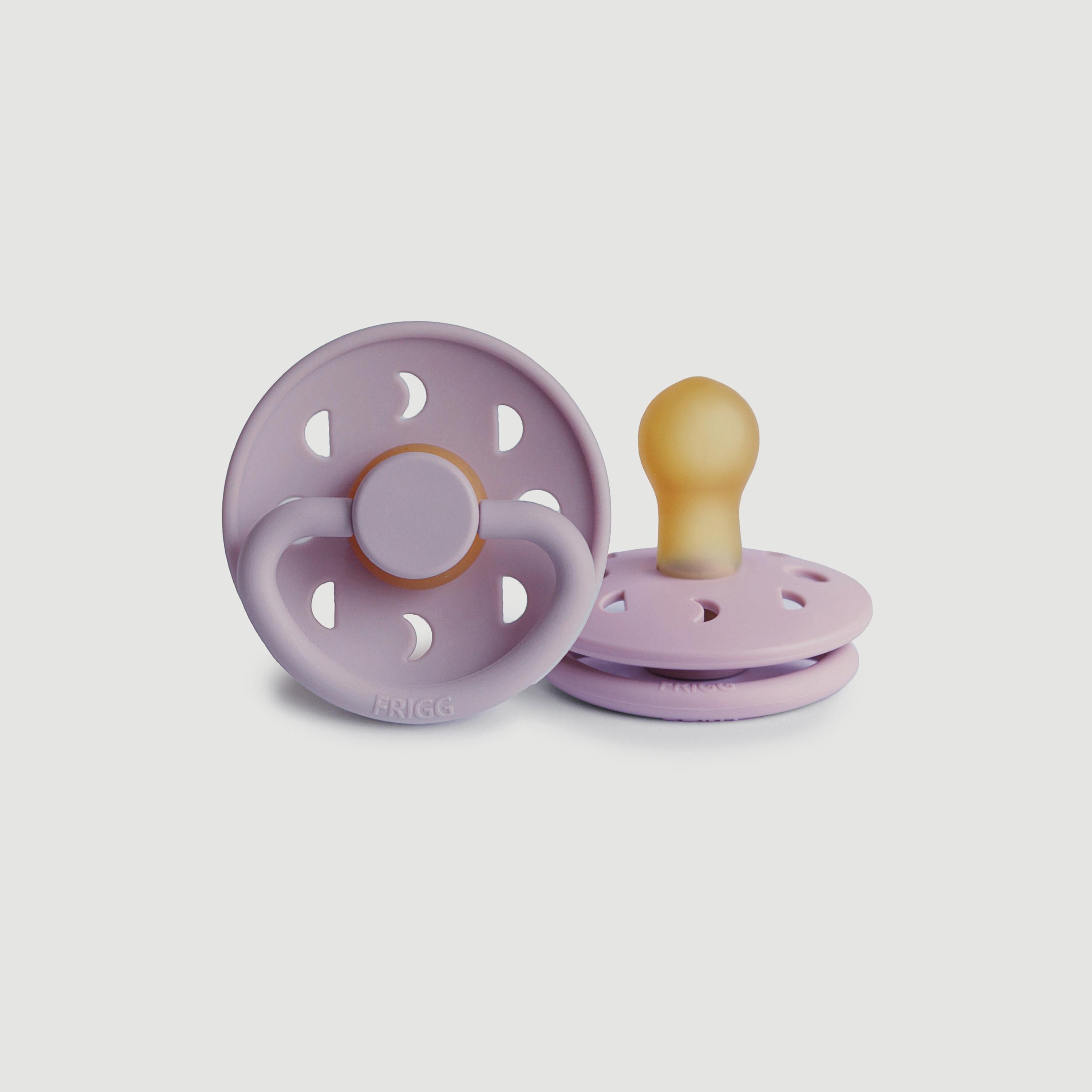 لهاية أطفال مون فيز لاتكس من فريج (0-6 شهور)، ليلاك ناعم، مقاس 1-baby-feeding-pacifiers-image-1