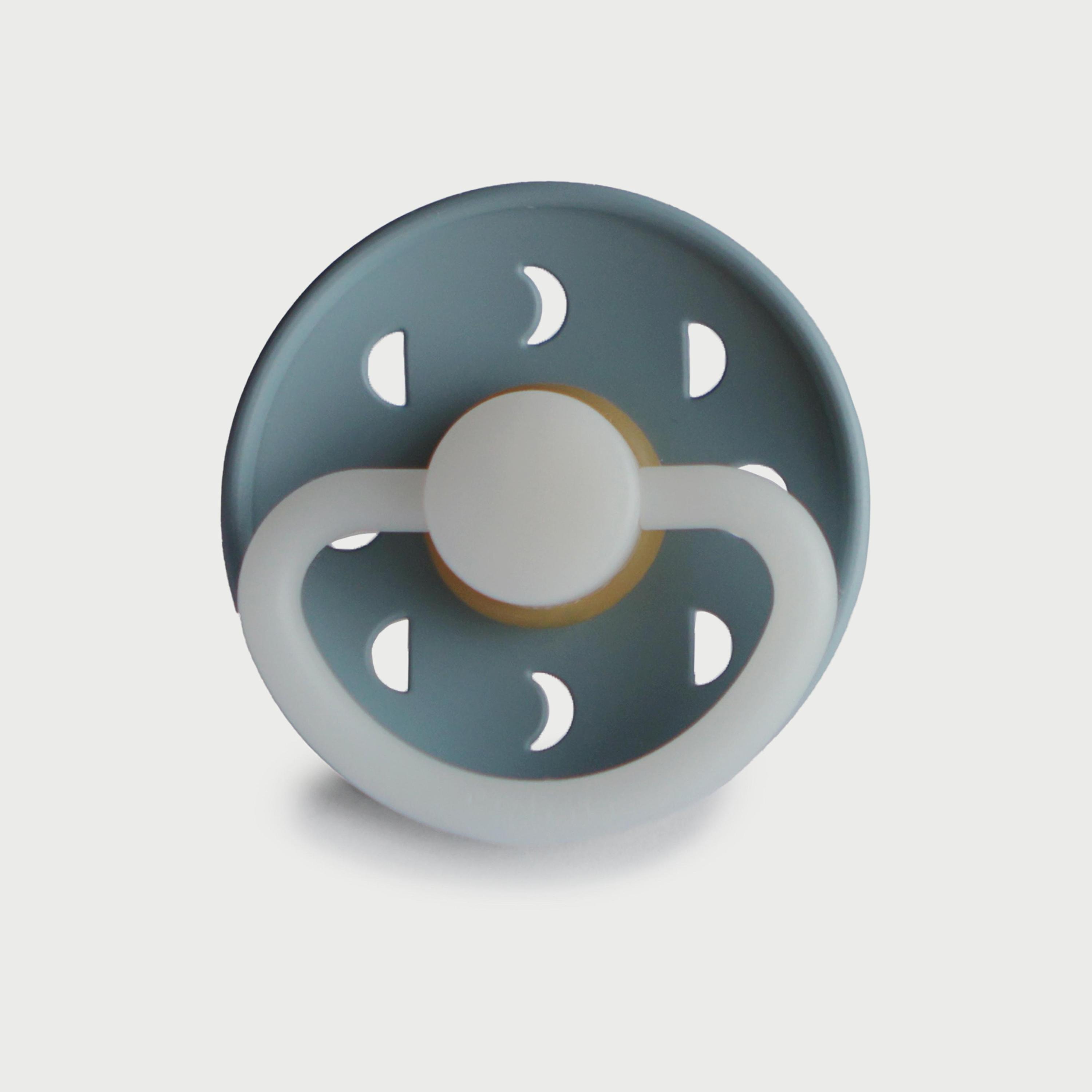 لهاية أطفال مون فيز لاتكس من فريج (0-6 شهور)، حجري أزرق ليلي، مقاس 1-baby-feeding-pacifiers-image-2