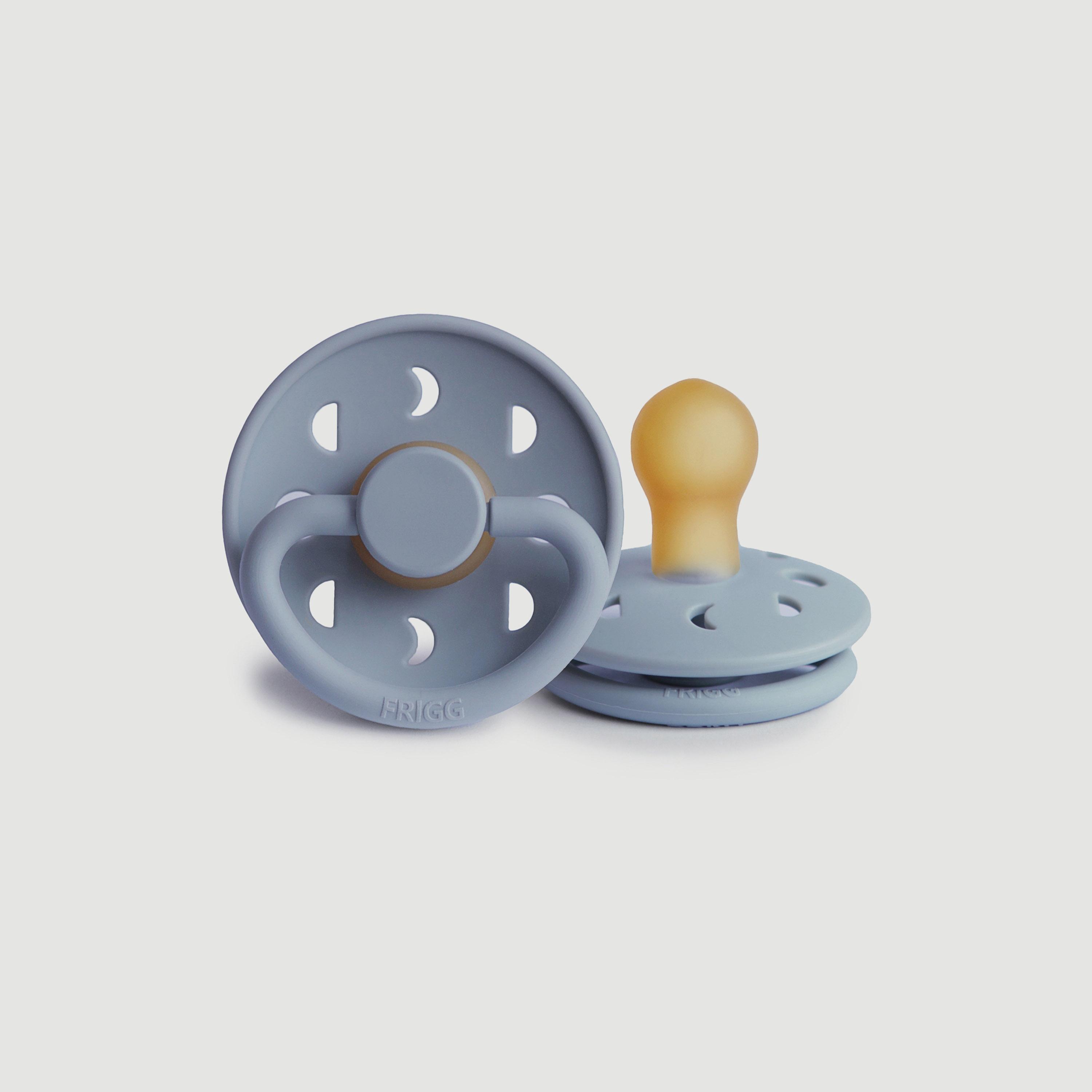 لهاية أطفال مون فيز لاتكس من فريج (6-18 شهرًا)، بودرة أزرق، مقاس 2-baby-feeding-pacifiers-image-1