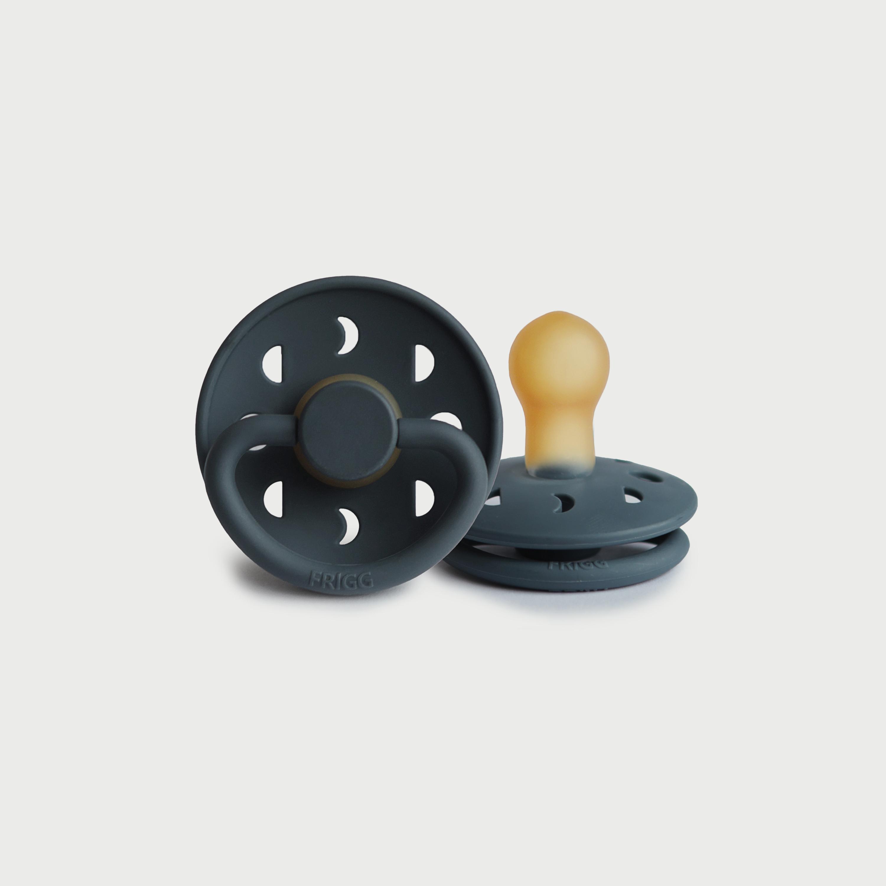 لهاية أطفال مون فيز لاتكس من فريج (6-18 شهرًا)، سليت، مقاس 2-baby-feeding-pacifiers-image-1