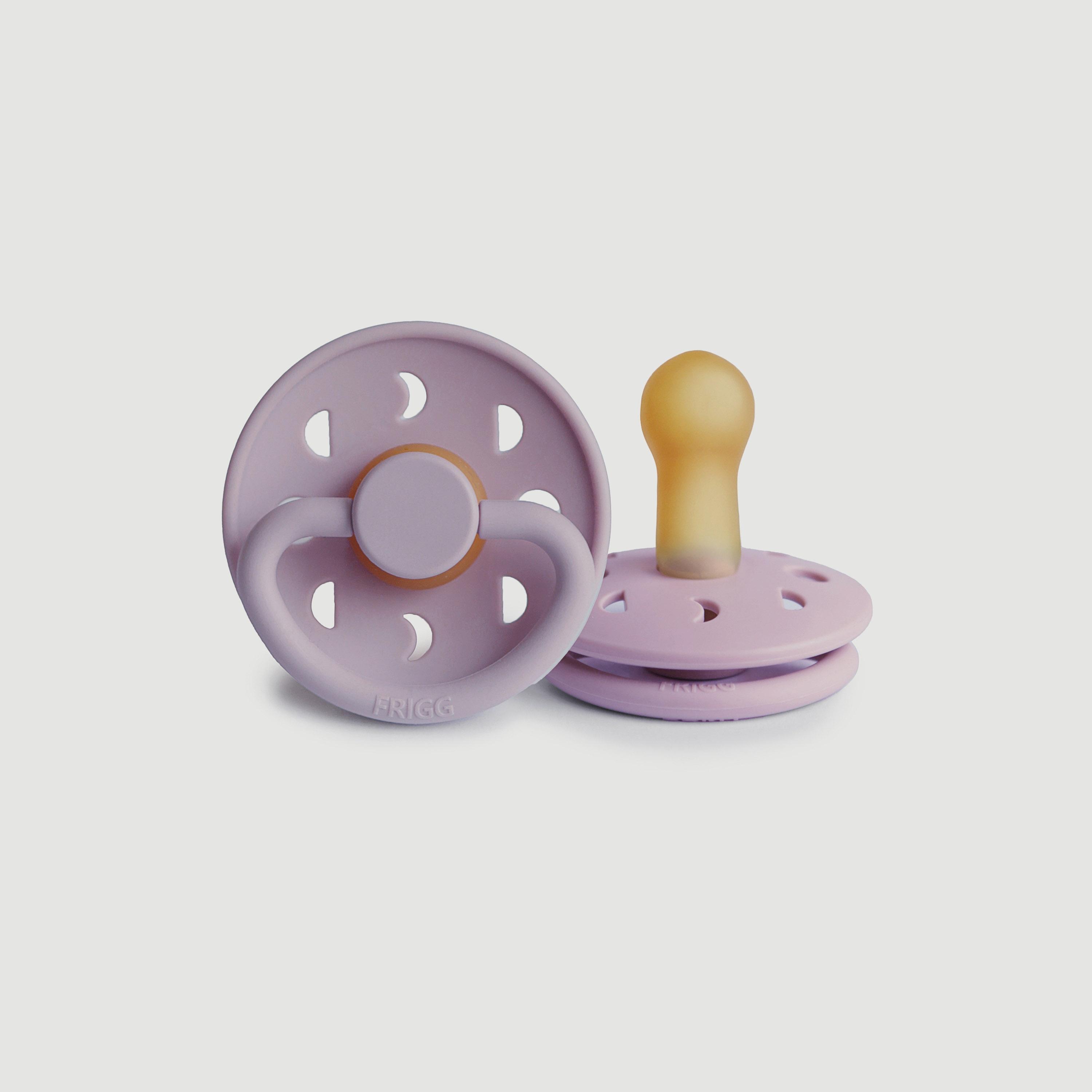 لهاية أطفال مون فيز لاتكس من فريج (6-18 شهرًا)، ليلاك ناعم، مقاس 2-baby-feeding-pacifiers-image-1