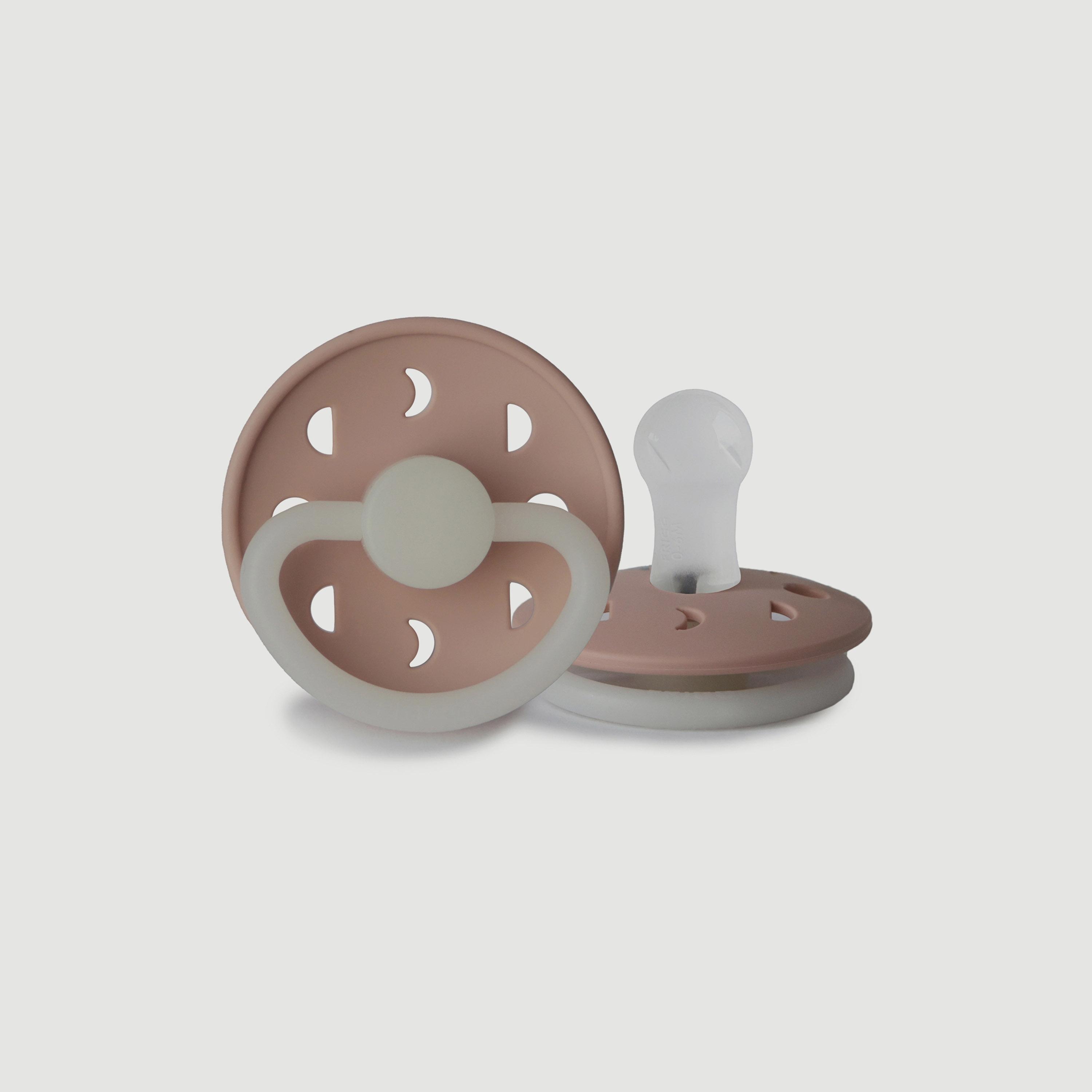 لهاية أطفال مون فيز سيليكون من فريج (0-6 شهور)، بلاش ليلي، مقاس 1-baby-feeding-pacifiers-image-1
