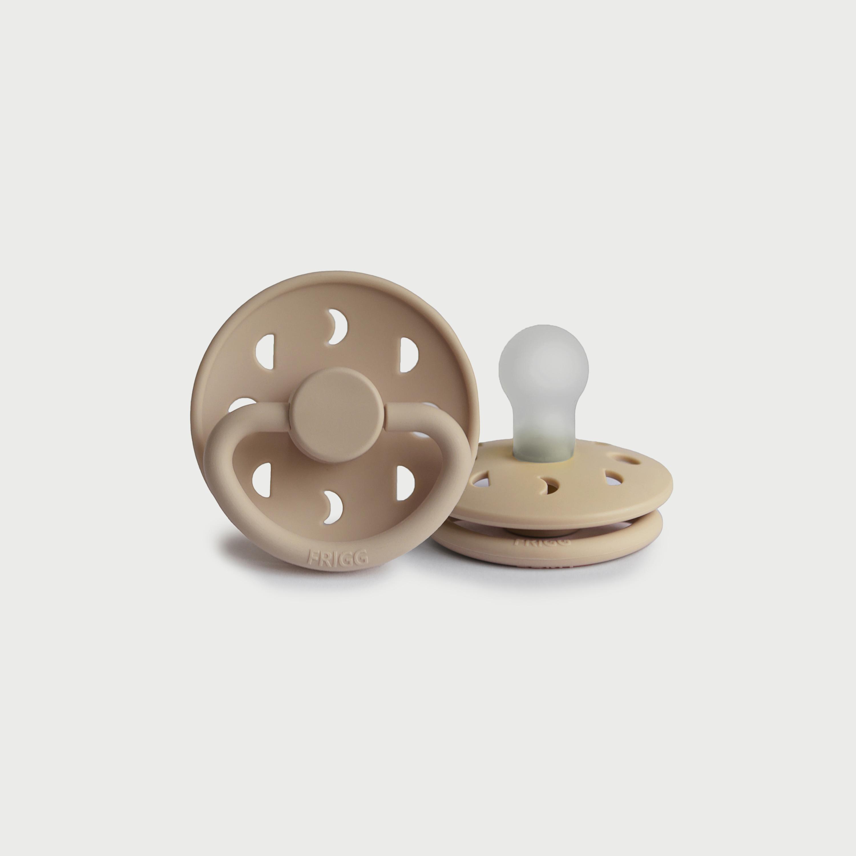 لهاية أطفال مون فيز سيليكون من فريج (0-6 شهور)، كرواسون، مقاس 1-baby-feeding-pacifiers-image-1
