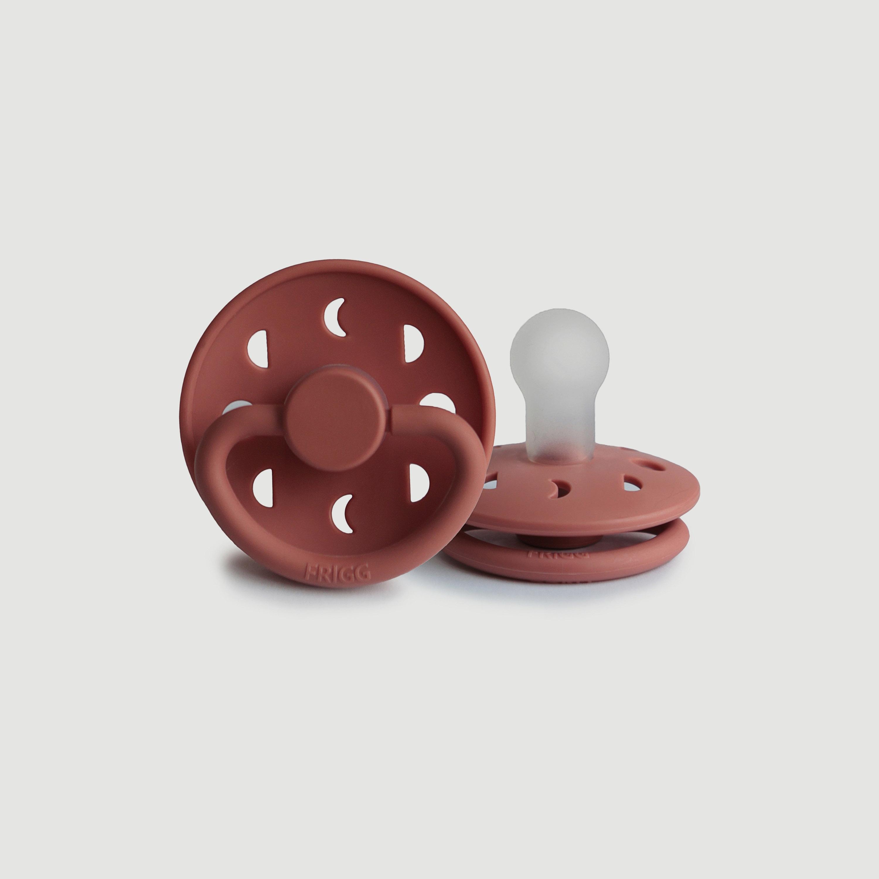 لهاية أطفال مون فيز سيليكون من فريج (0-6 شهور)، بودرة بلاش، مقاس 1-baby-feeding-pacifiers-image-1