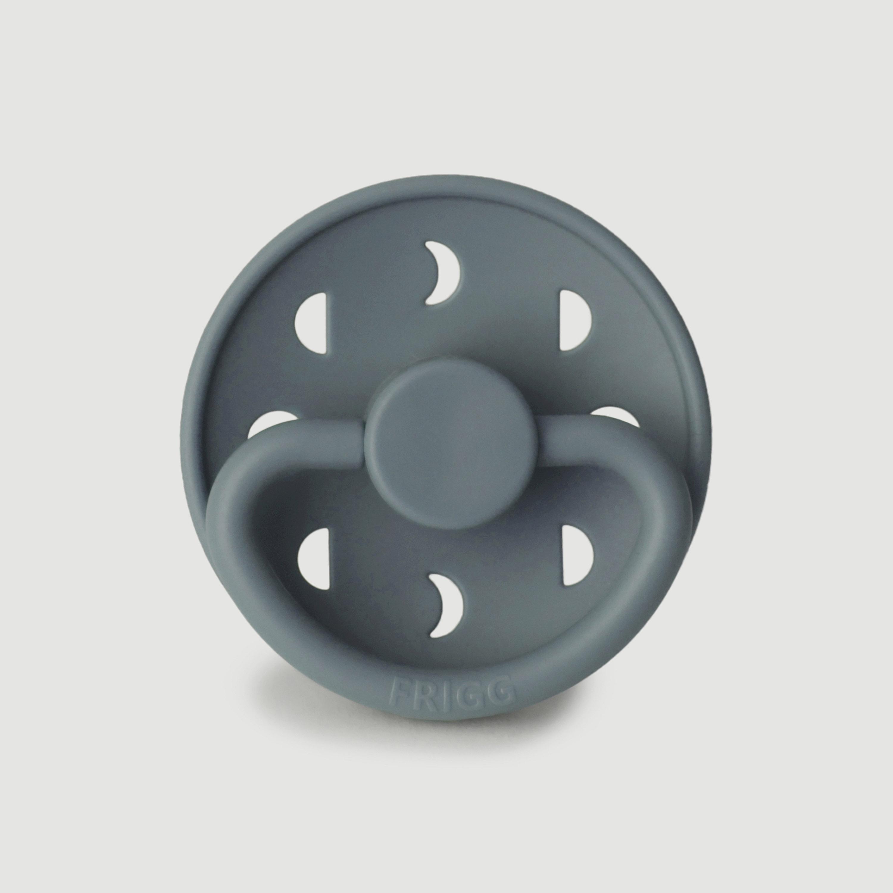لهاية أطفال مون فيز سيليكون من فريج (0-6 شهور)، حجري أزرق، مقاس 1-baby-feeding-pacifiers-image-2