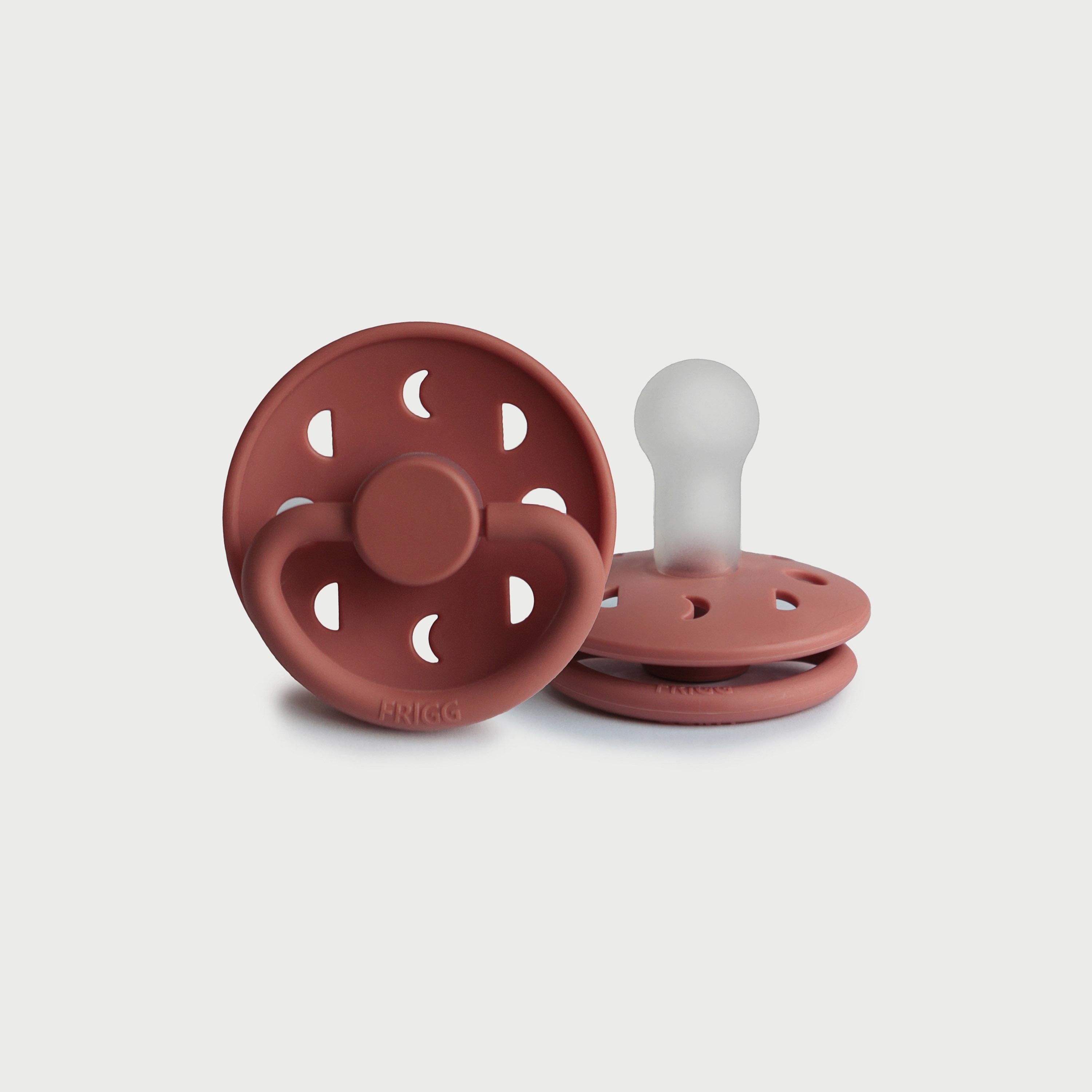 Frigg Moon Phase Silicone Baby Pacifier (6-18M), Powder Blush , Size 2-baby-feeding-pacifiers-image-1