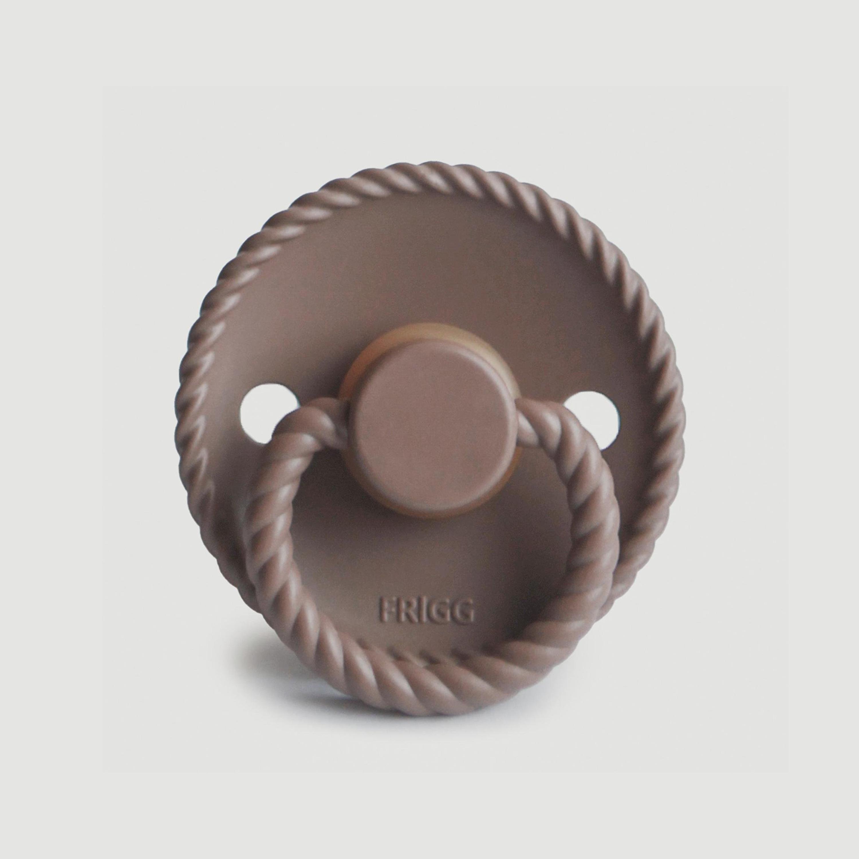 Frigg Rope Latex Baby Pacifier (0-6M), Sepia , Size 1-baby-feeding-pacifiers-image-1