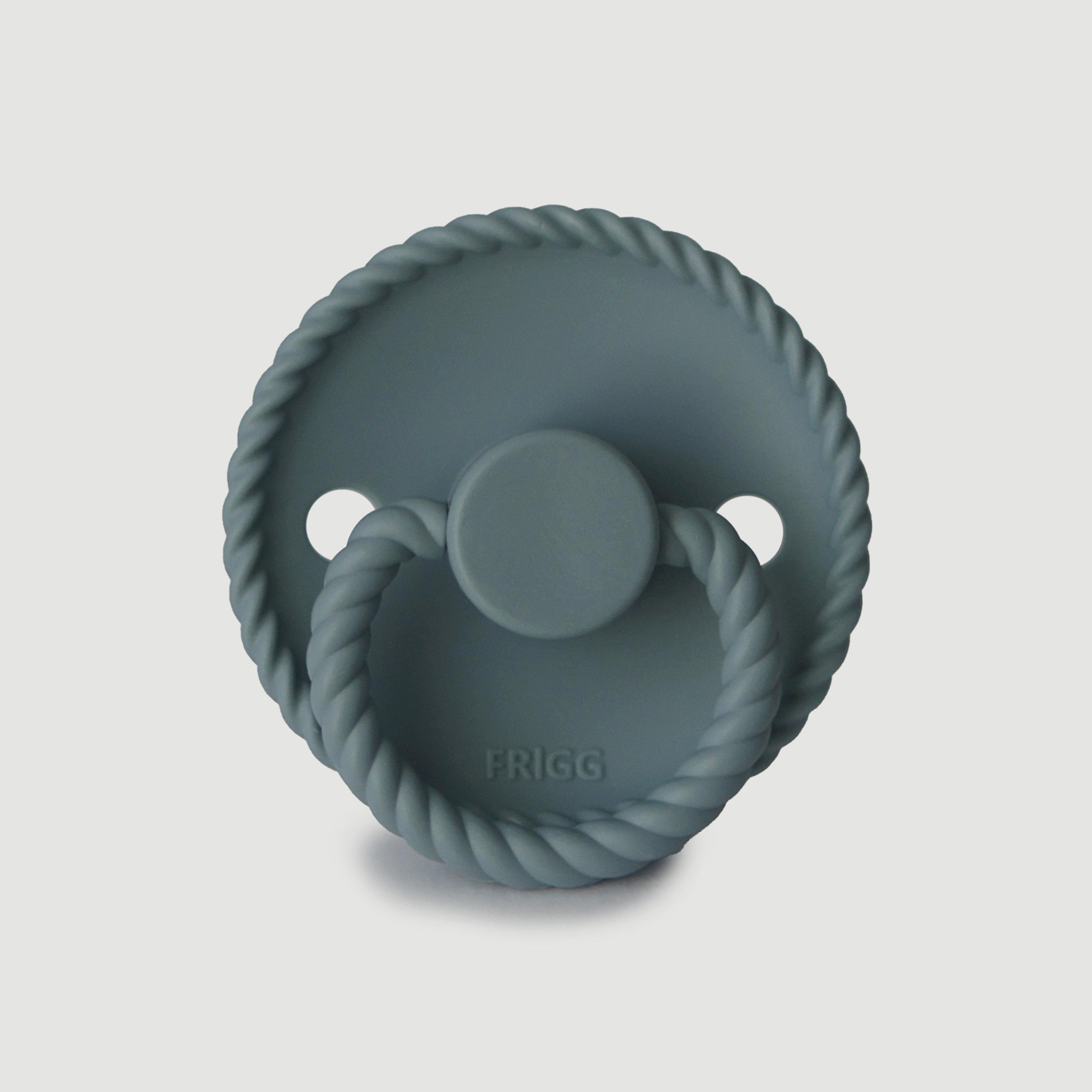 Frigg Rope Silicone Baby Pacifier (0-6M), Silver Gray , Size 1-baby-feeding-pacifiers-image-2
