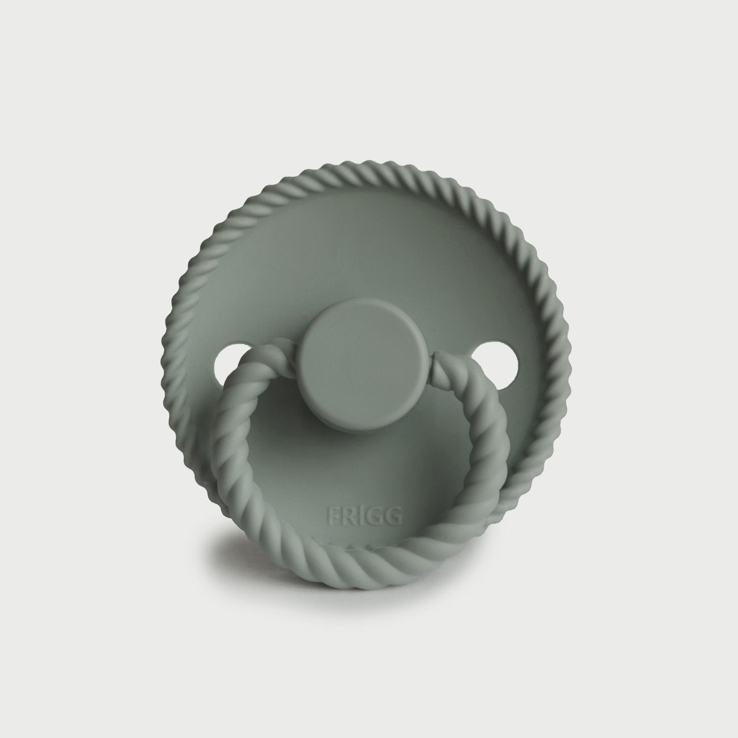 Frigg Rope Silicone Baby Pacifier (6-18M), Sage , Size 2-baby-feeding-pacifiers-image-2