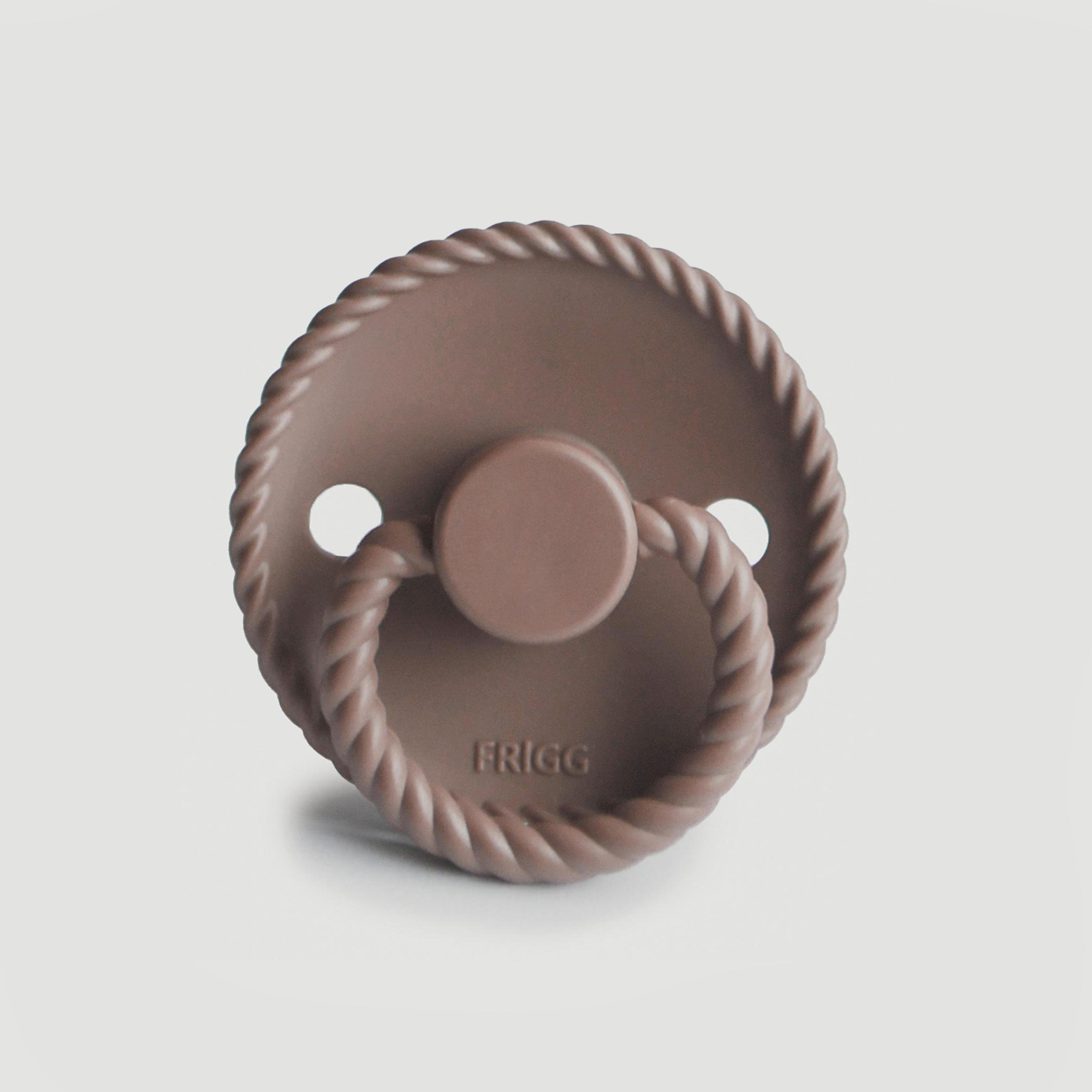 Pacifier With Rag Buy Frigg Rope Silicone Baby Pacifier (6-18M), Sepia , Size 2 Online ...