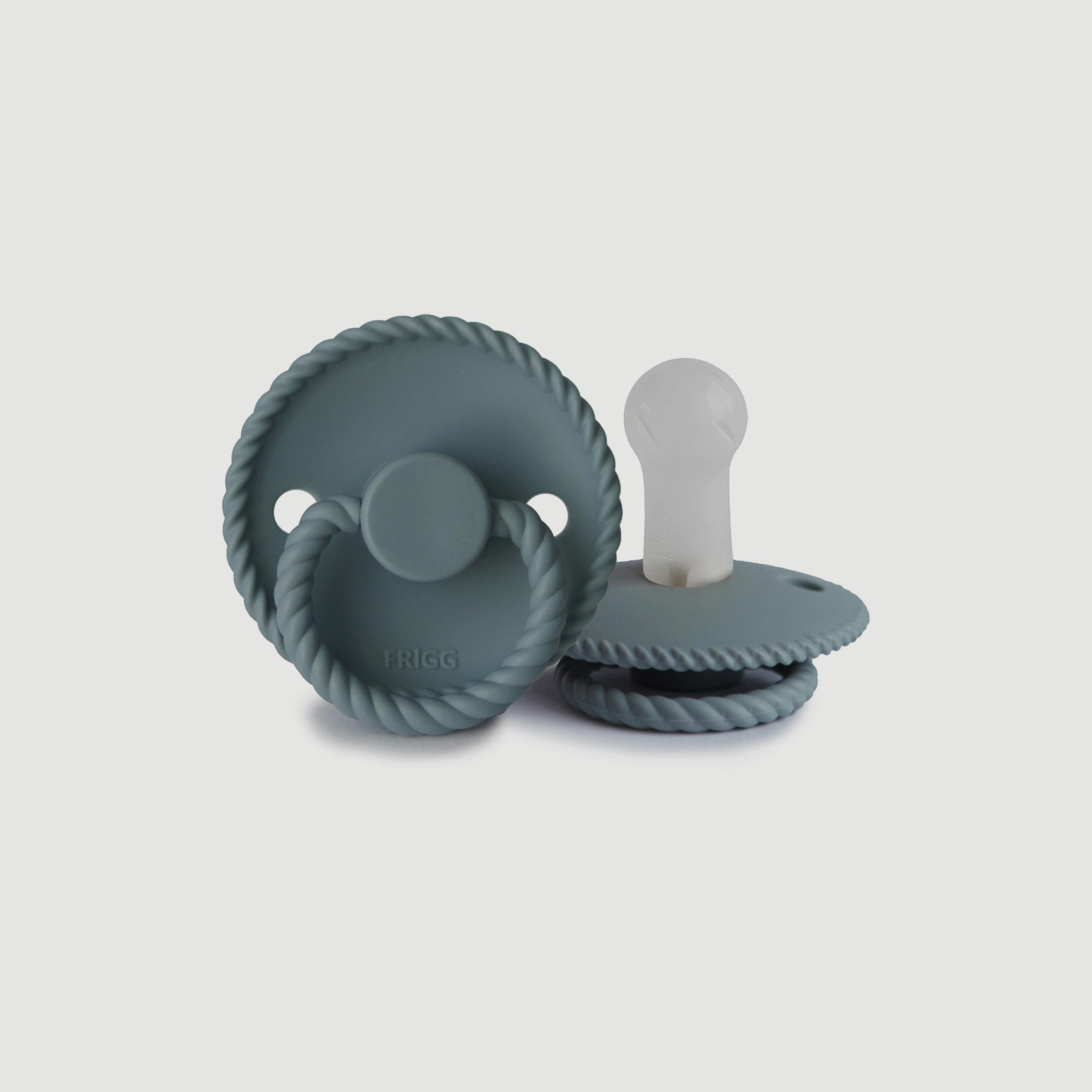 Stone Blue Pacifier Buy Frigg Rope Silicone Baby Pacifier (6-18M), Stone Blue , Size 2 ...