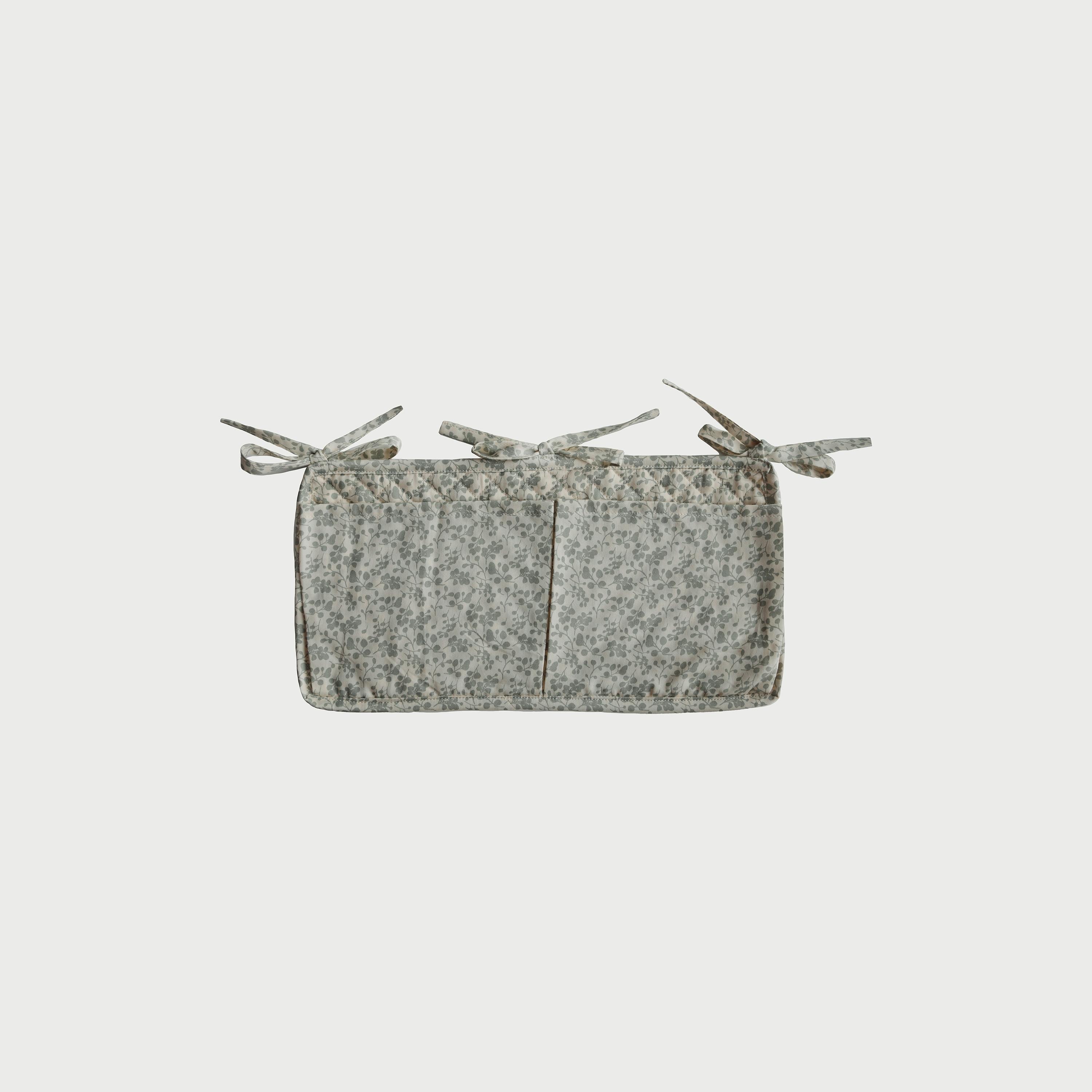 Mushie Crib Pocket Eucalyptus-baby-nursery-furniture-cribsandbeds-cribaccessories-image-1