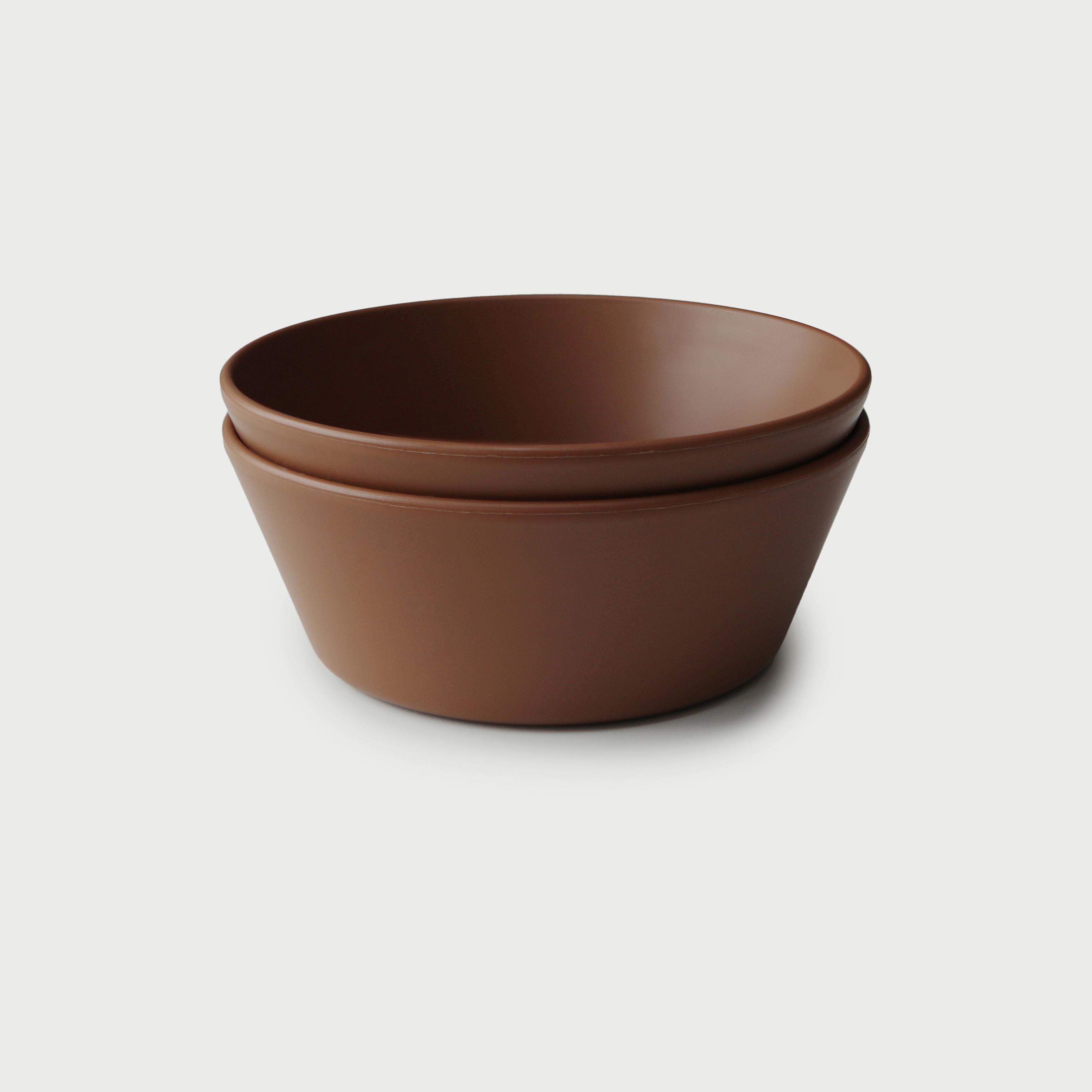 Mushie Dinner Bowl Round Caramel-baby-feeding-mealtimeessentials-image-1