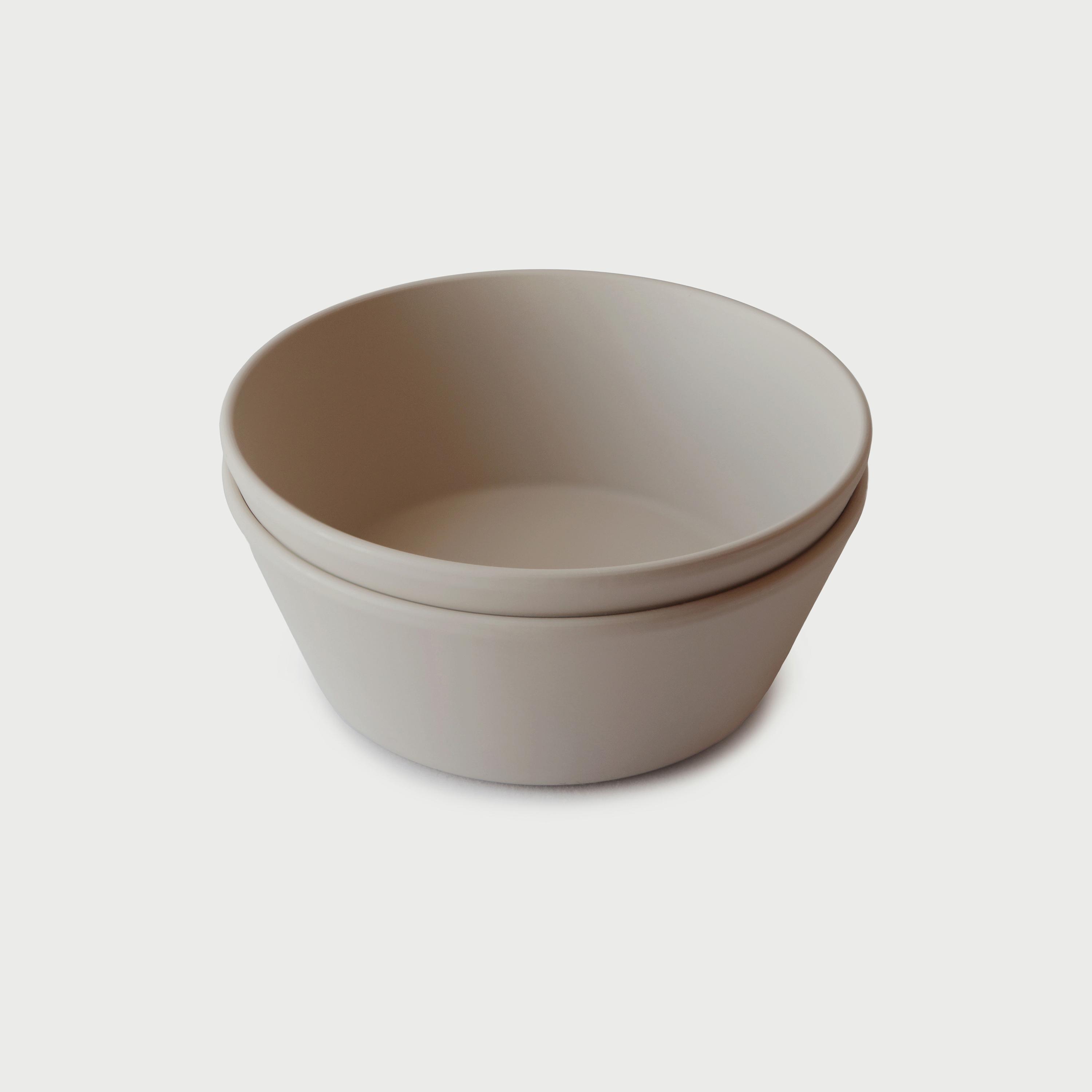 Mushie Dinner Bowl Round Vanilla-baby-feeding-mealtimeessentials-image-1