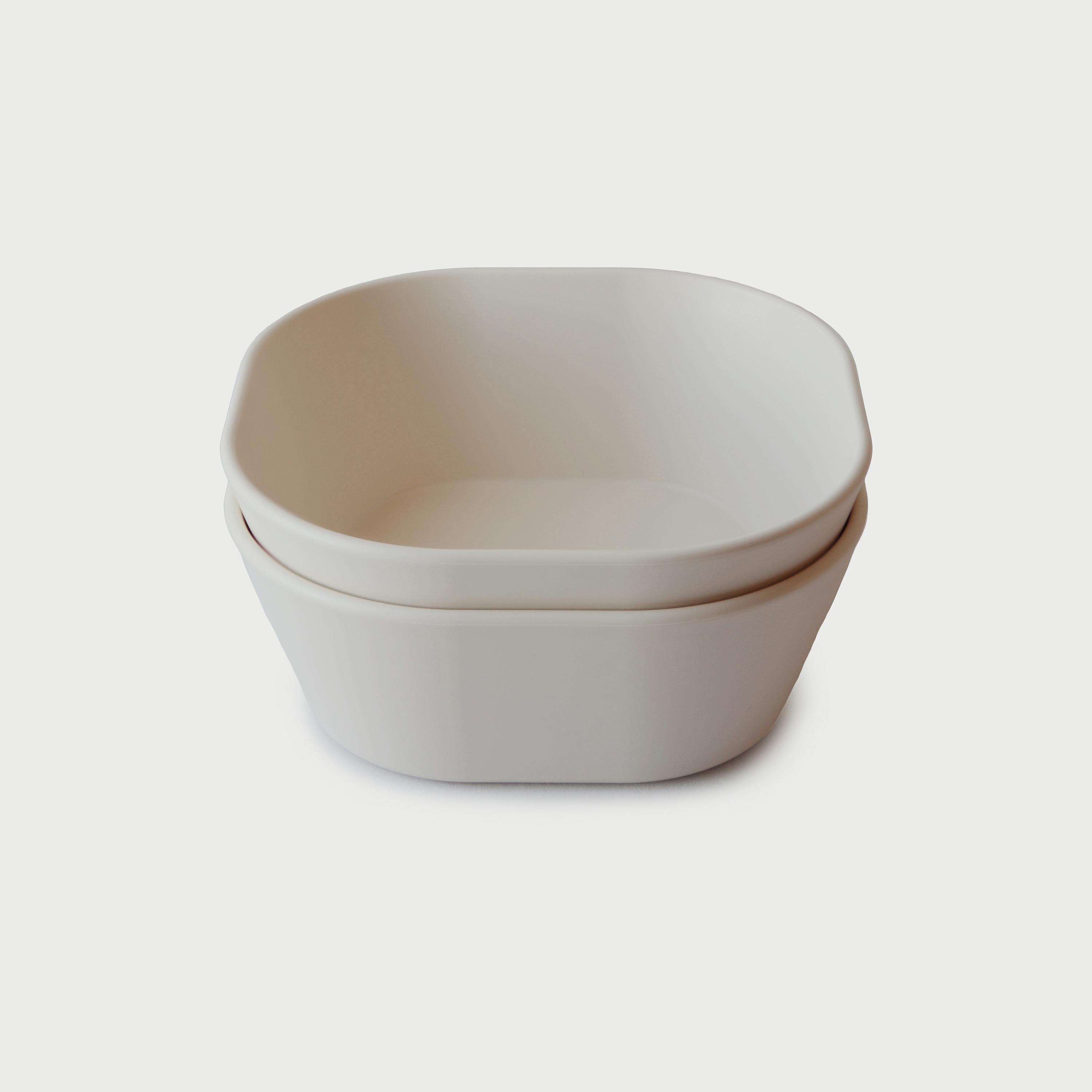 Mushie Dinner Bowl Square Ivory-baby-feeding-mealtimeessentials-image-1