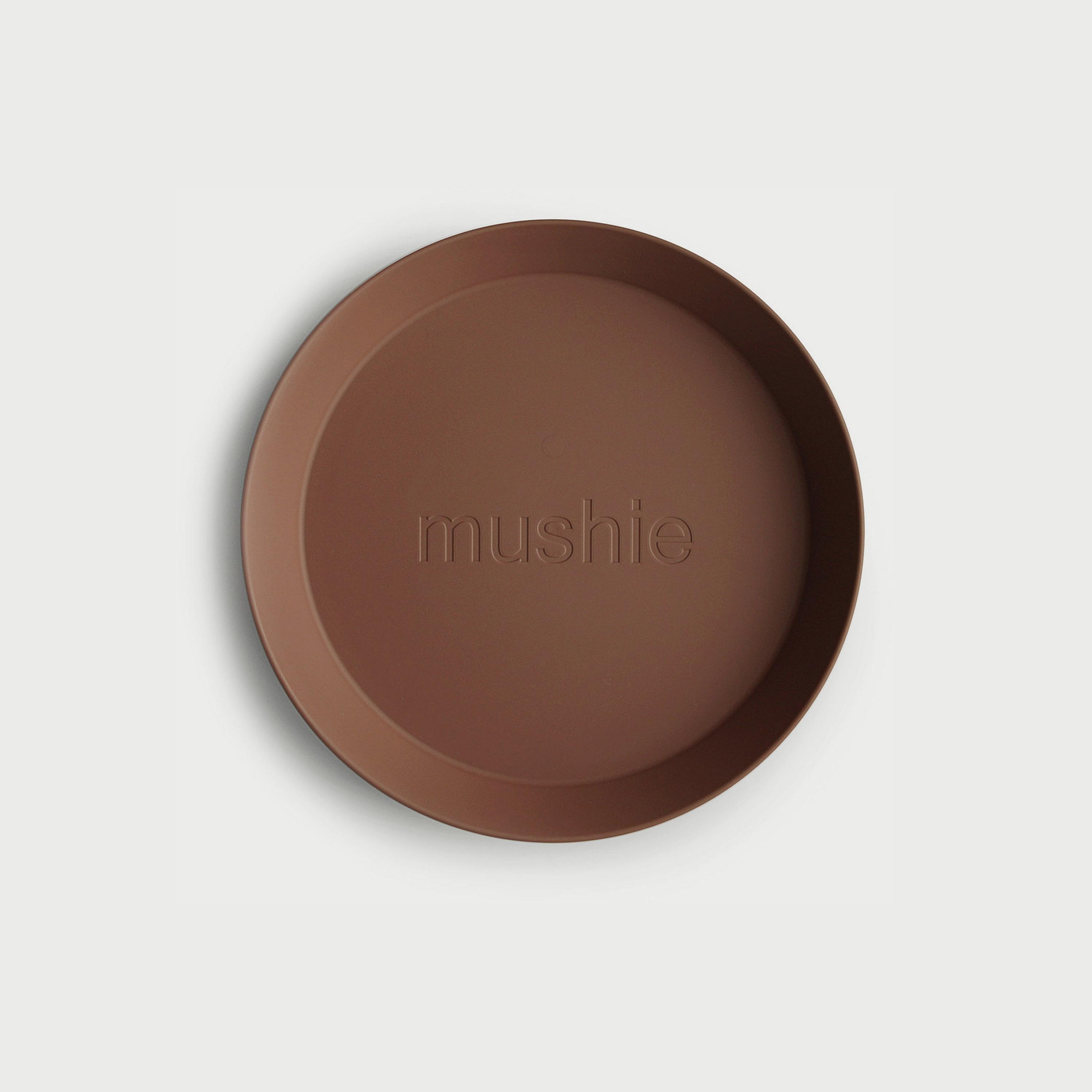Mushie Dinner Plate Round Caramel-baby-feeding-mealtimeessentials-image-2