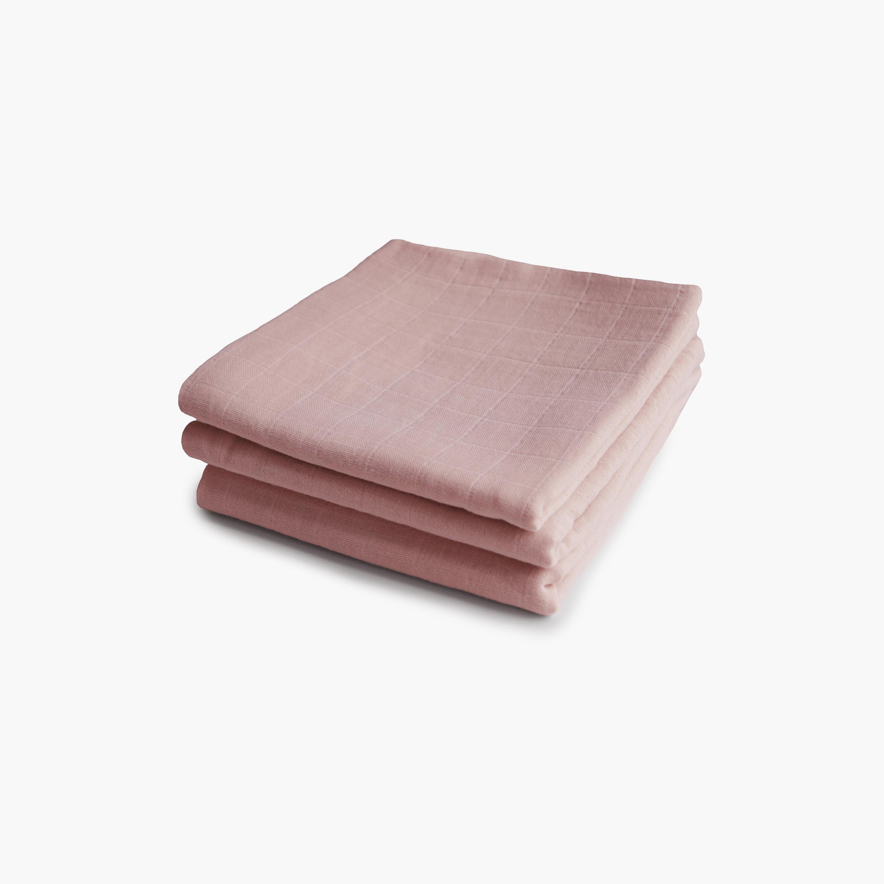 قماش موسلين 3 قطع من موشي - بلش - 58.42x59.69 سم-baby-bathandcare-towels-image-1