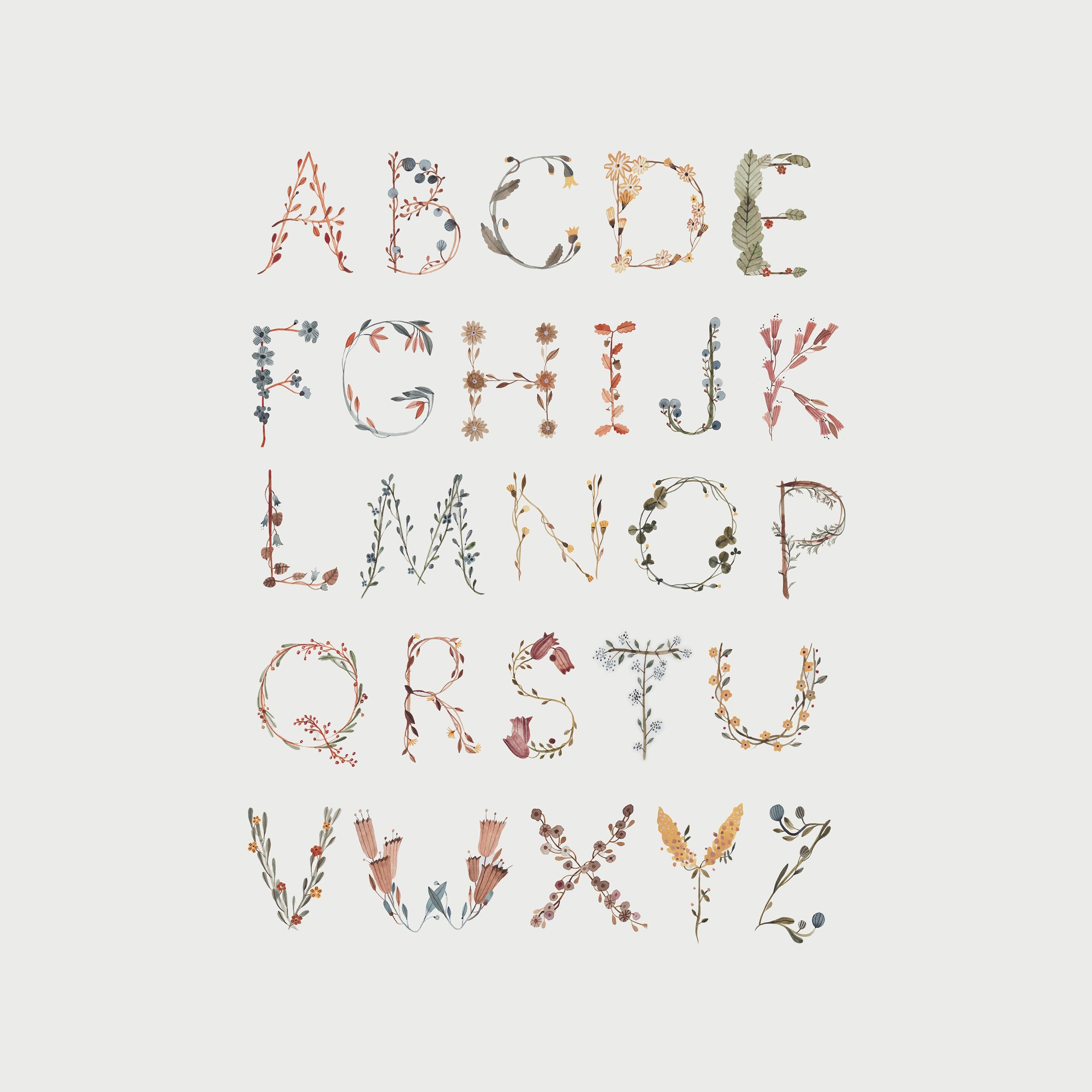 Mushie Poster Large Alphabet International-baby-nursery-roomdecor-image-2