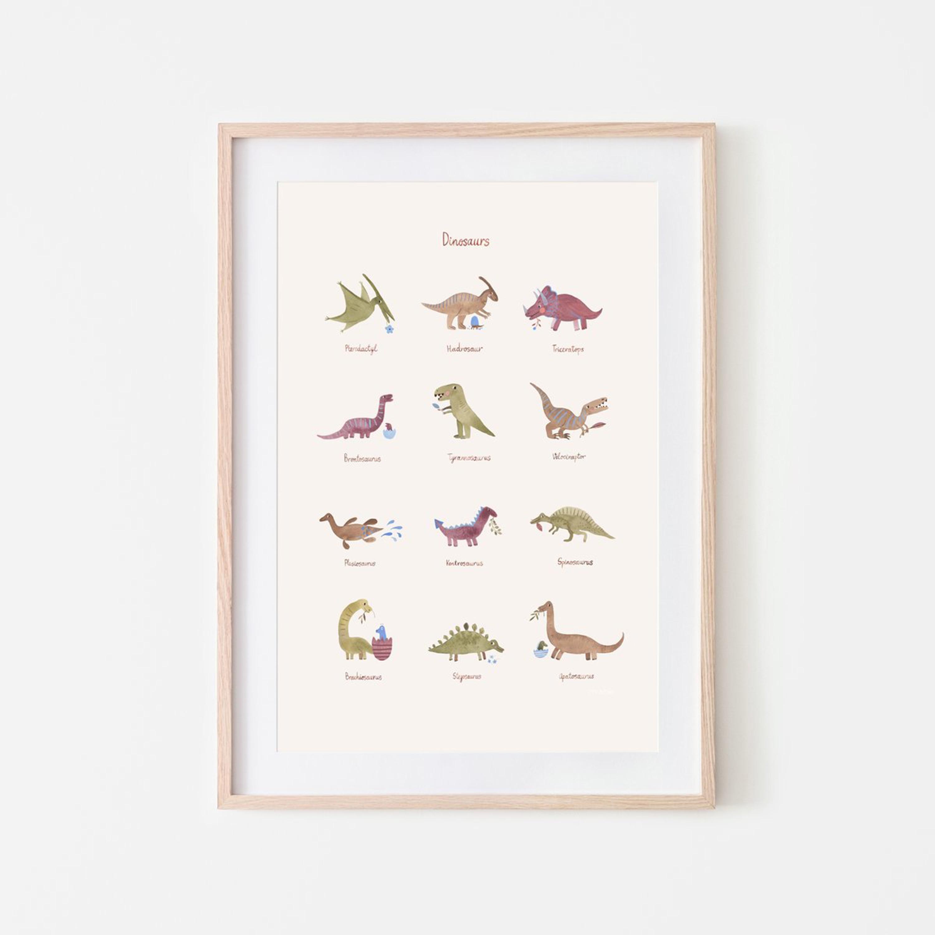 Mushie Poster Large Dinosaurs-baby-nursery-roomdecor-image-1