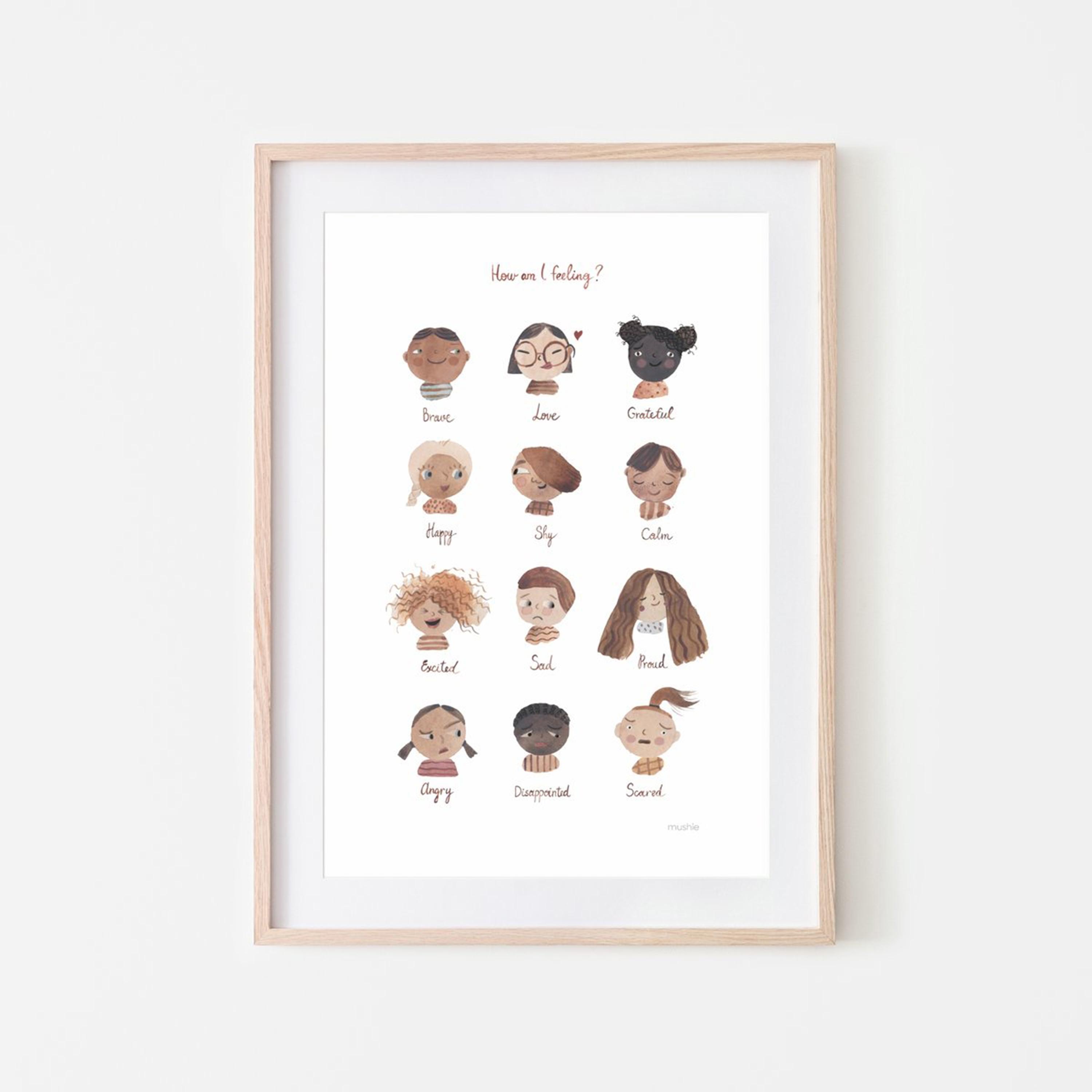 Mushie Poster Medium Feelings-baby-nursery-roomdecor-image-1