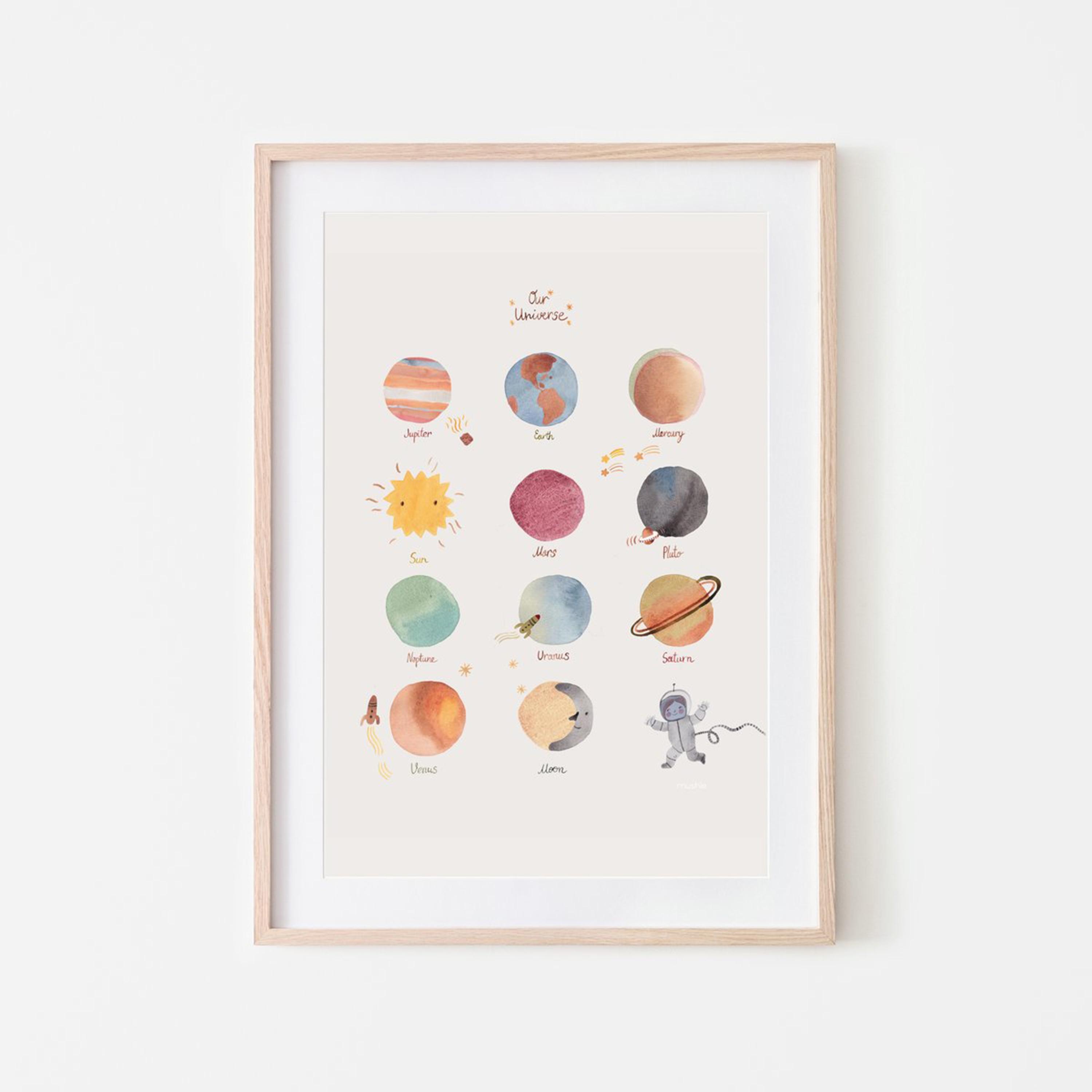 Mushie Poster Medium Space-baby-nursery-roomdecor-image-1