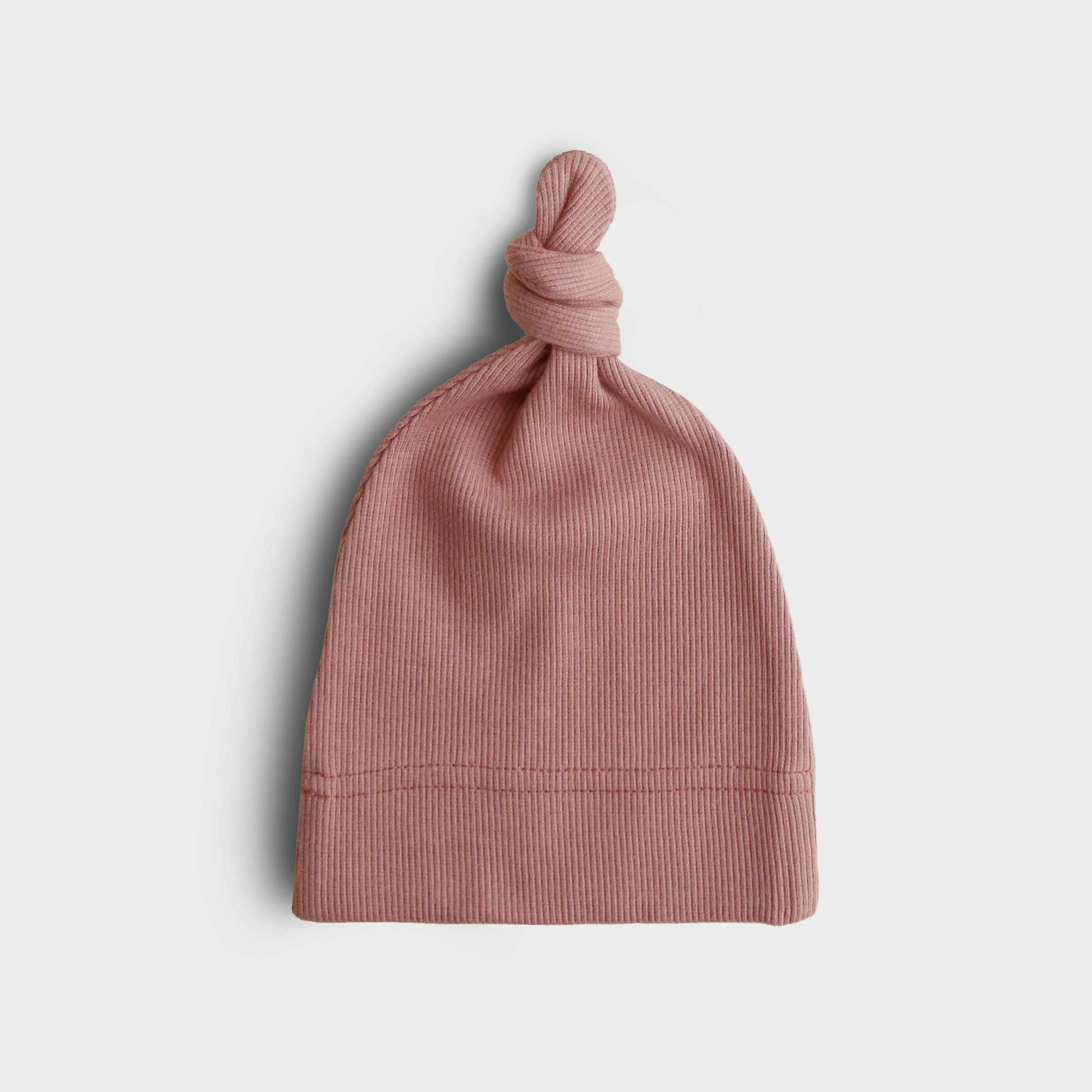 قبعة للأطفال معقودة مضلعة من موشي، خشب الأرز-baby-boys-accessories-caps-image-1