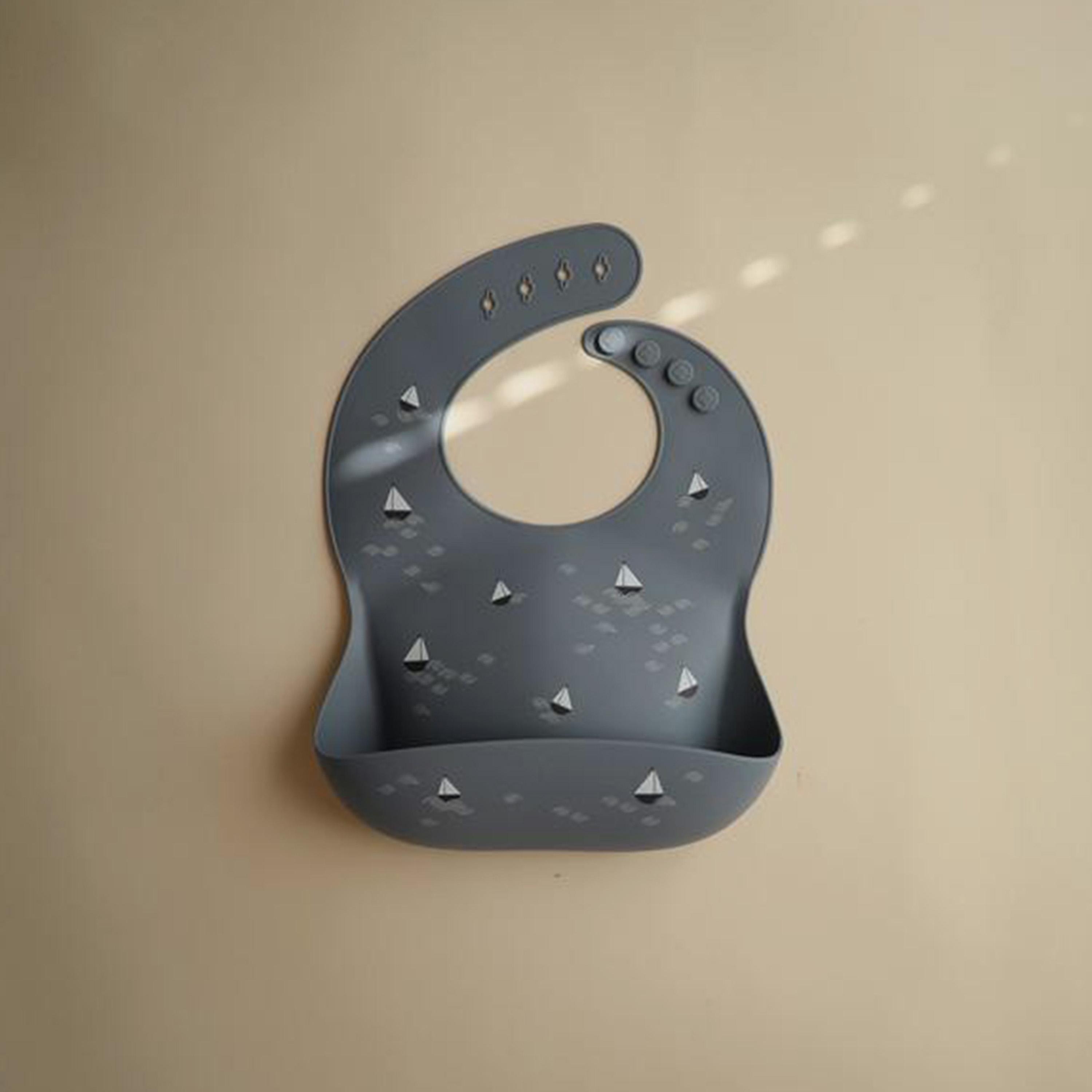Mushie Silicone Bib Boat-baby-feeding-bibs-image-1