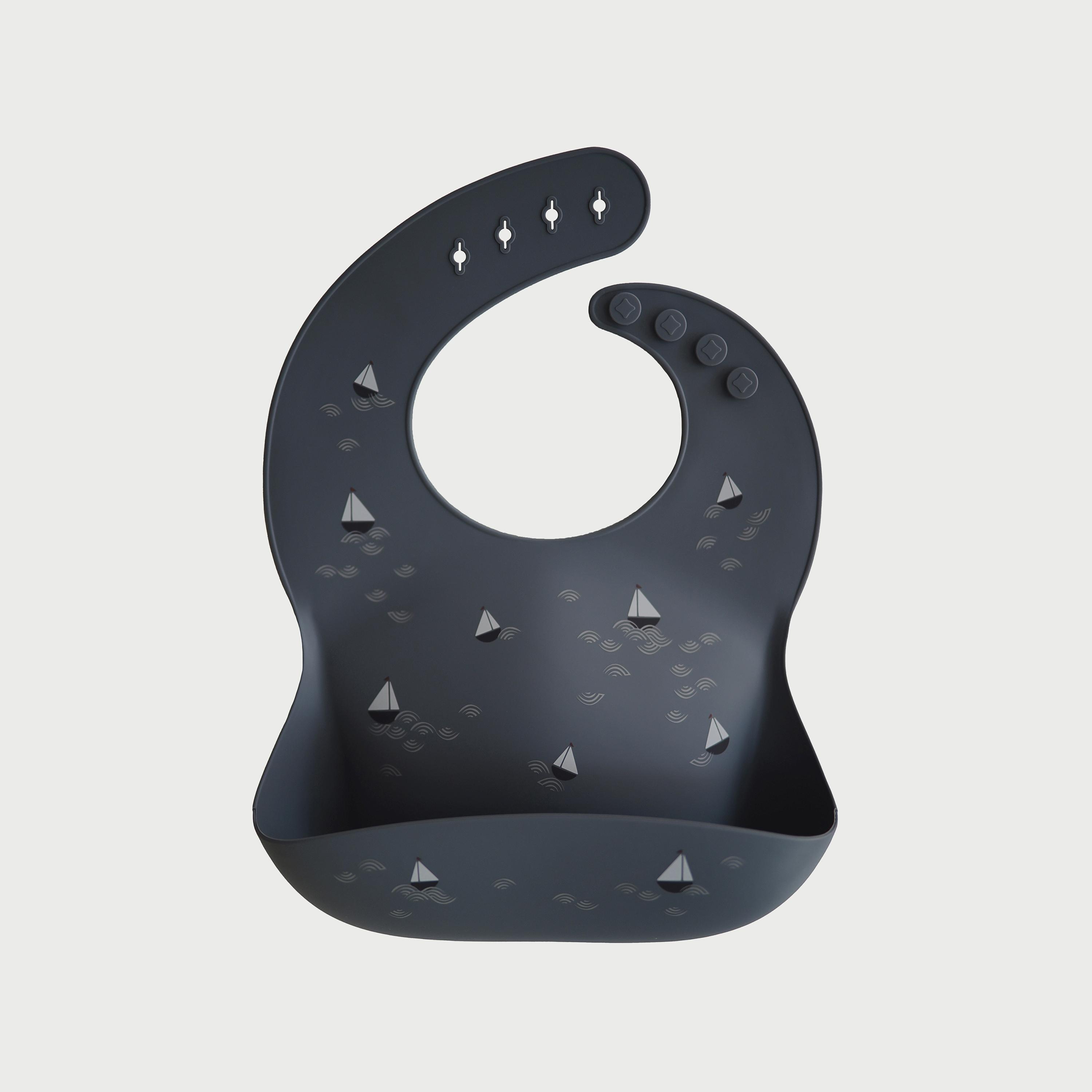 Mushie Silicone Bib Boat-baby-feeding-bibs-image-2
