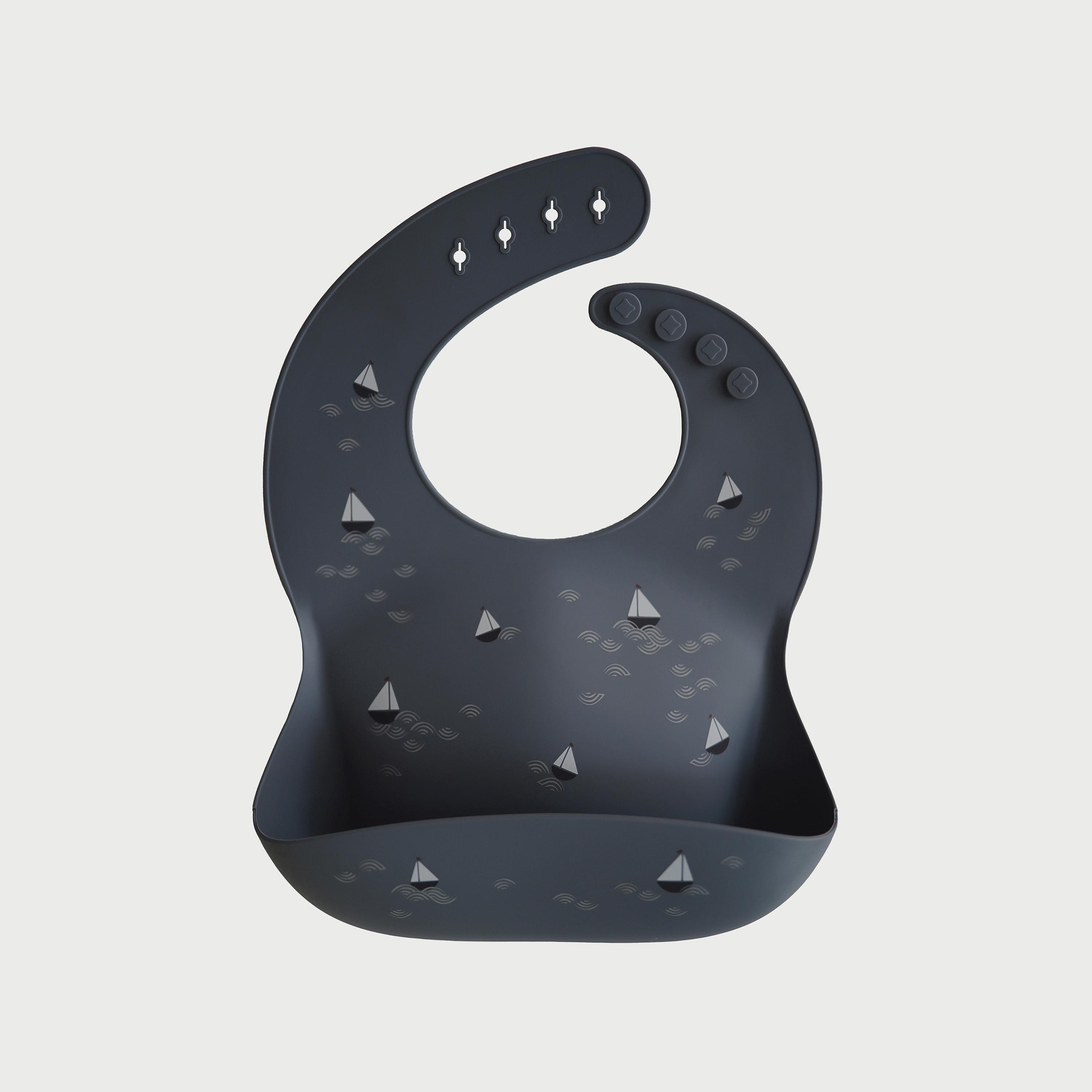 Mushie Silicone Bib Boat-baby-feeding-bibs-image-4