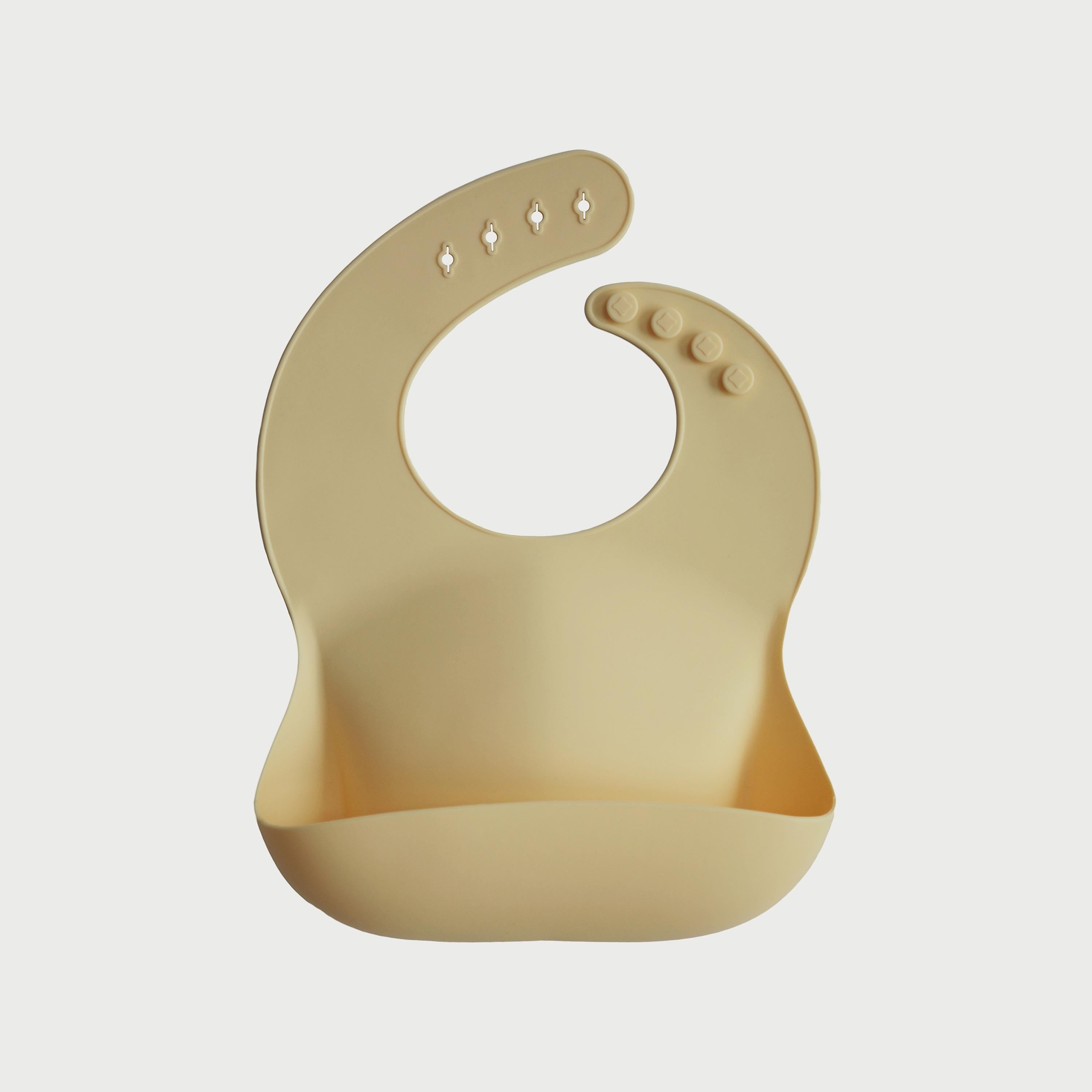 Mushie Silicone Bib Sunshine-baby-feeding-bibs-image-1