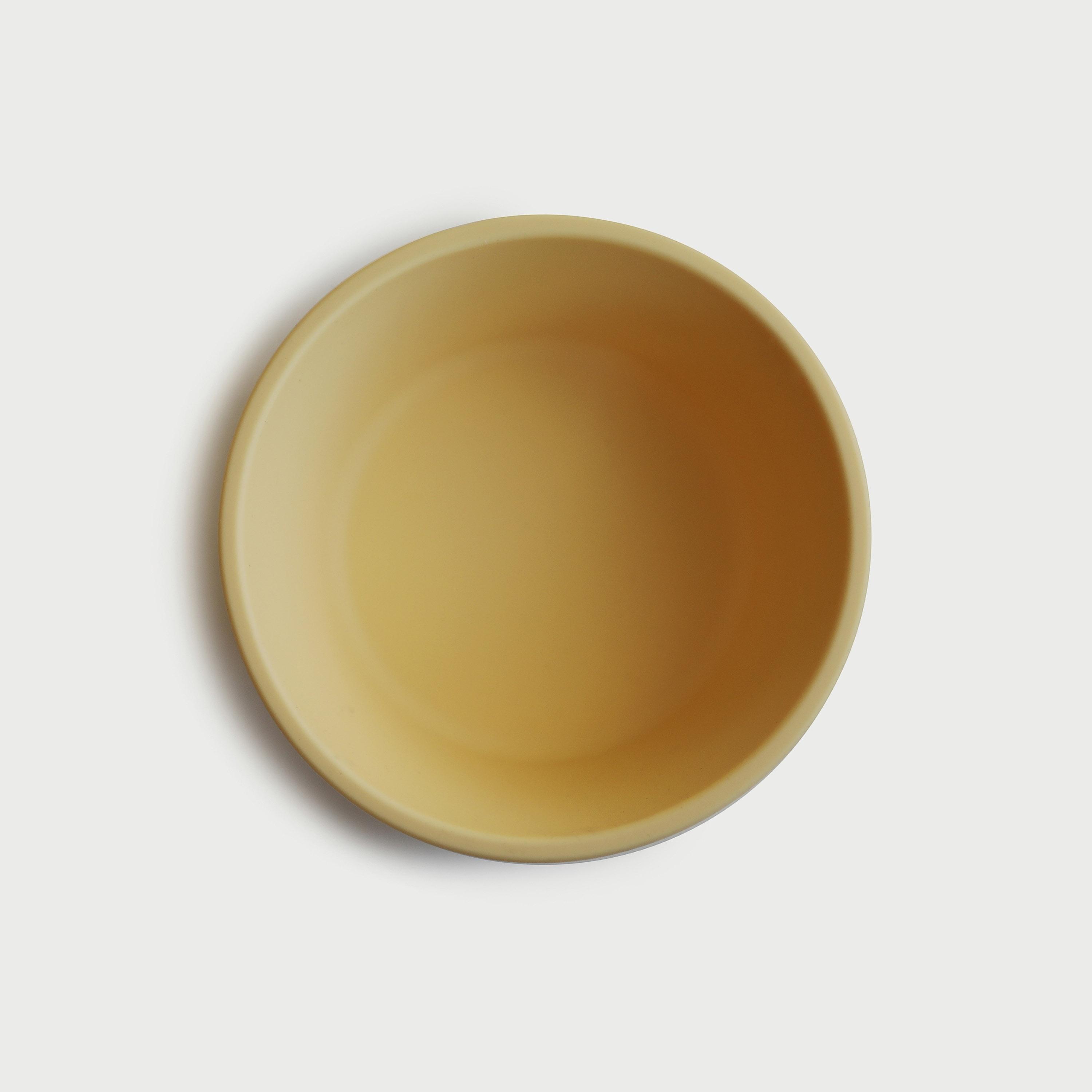 Mushie Silicone Bowl Pale Daffodil-baby-feeding-mealtimeessentials-image-1