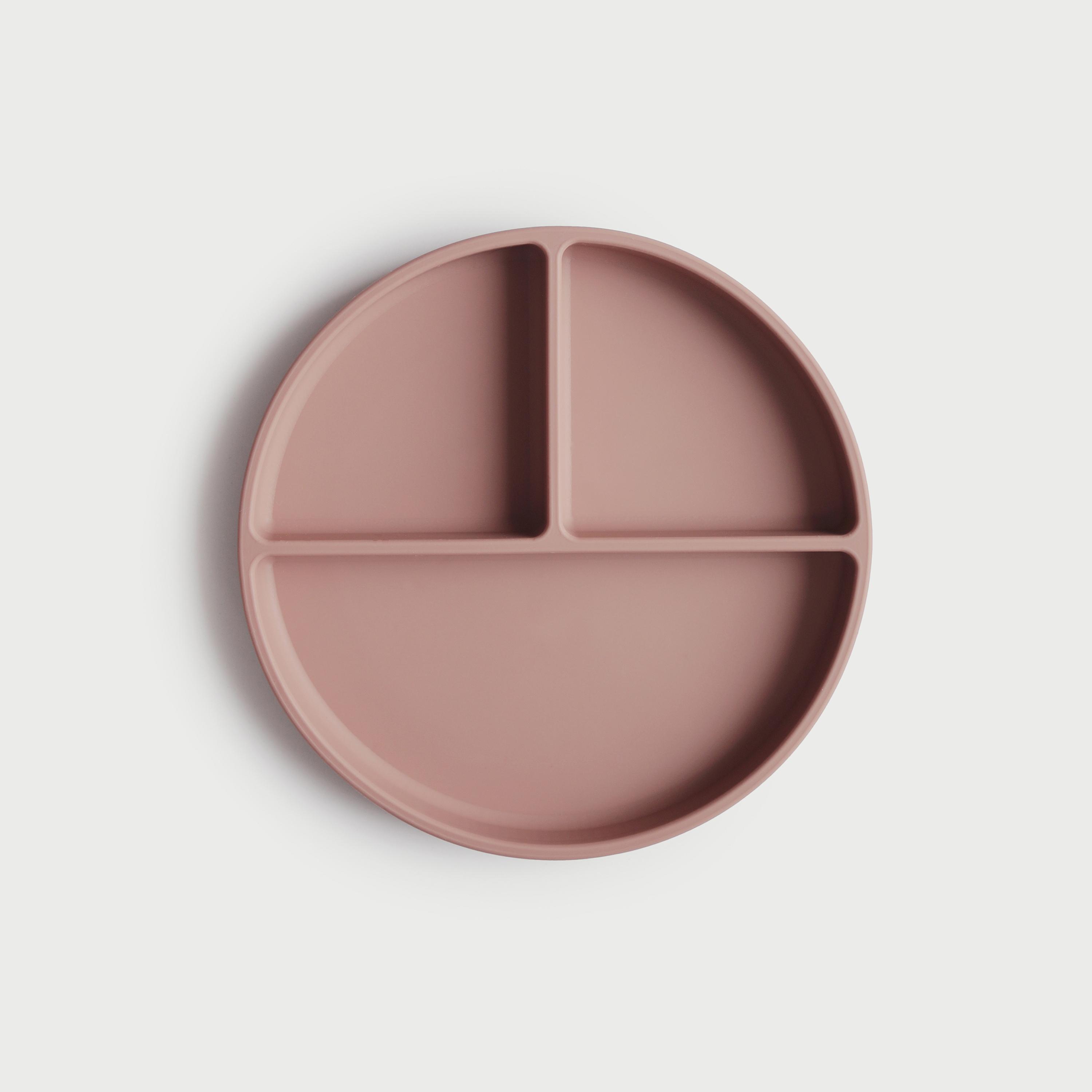 Mushie Silicone Plate Blush-baby-feeding-mealtimeessentials-image-1