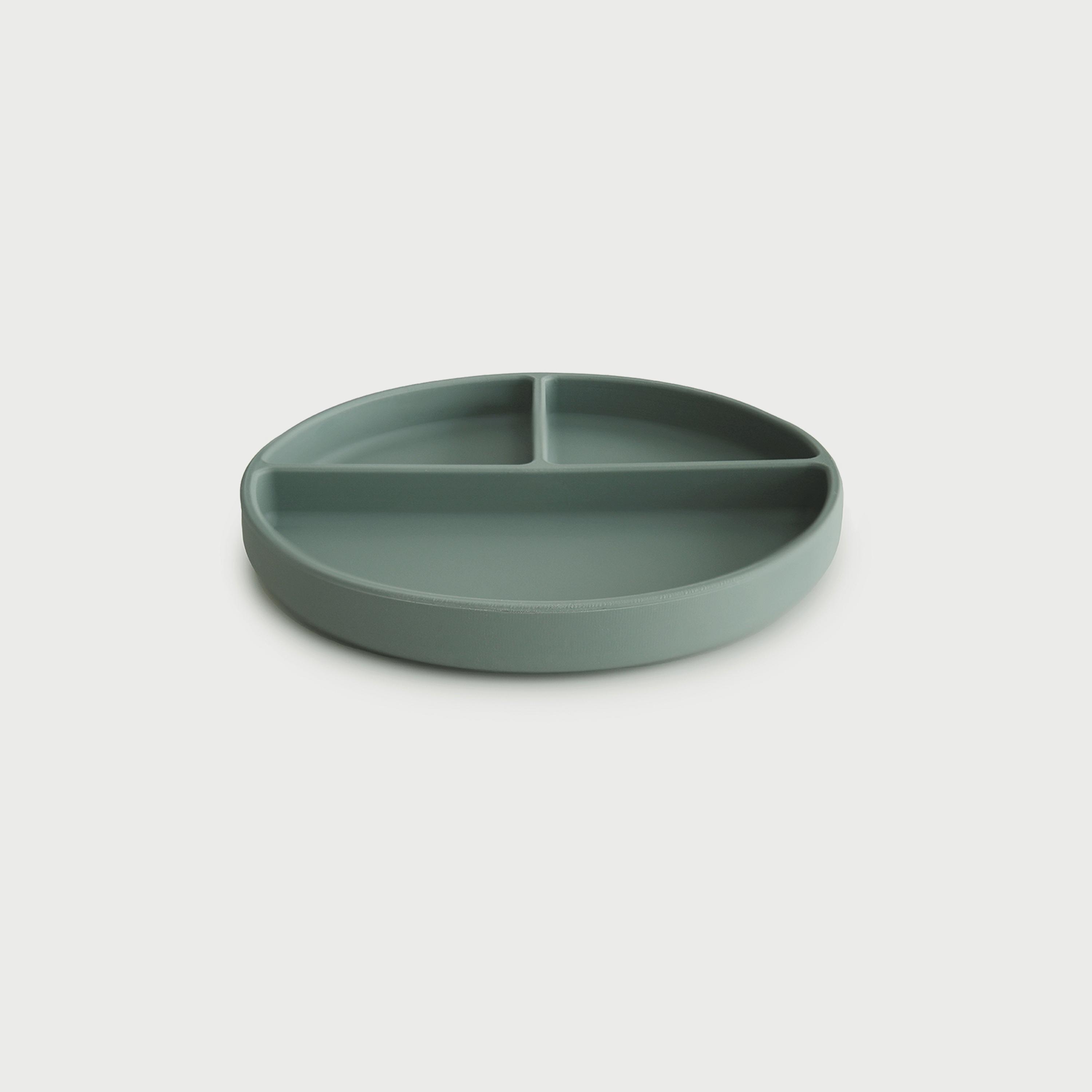 Mushie Silicone Plate Cambridge Blue-baby-feeding-mealtimeessentials-image-2