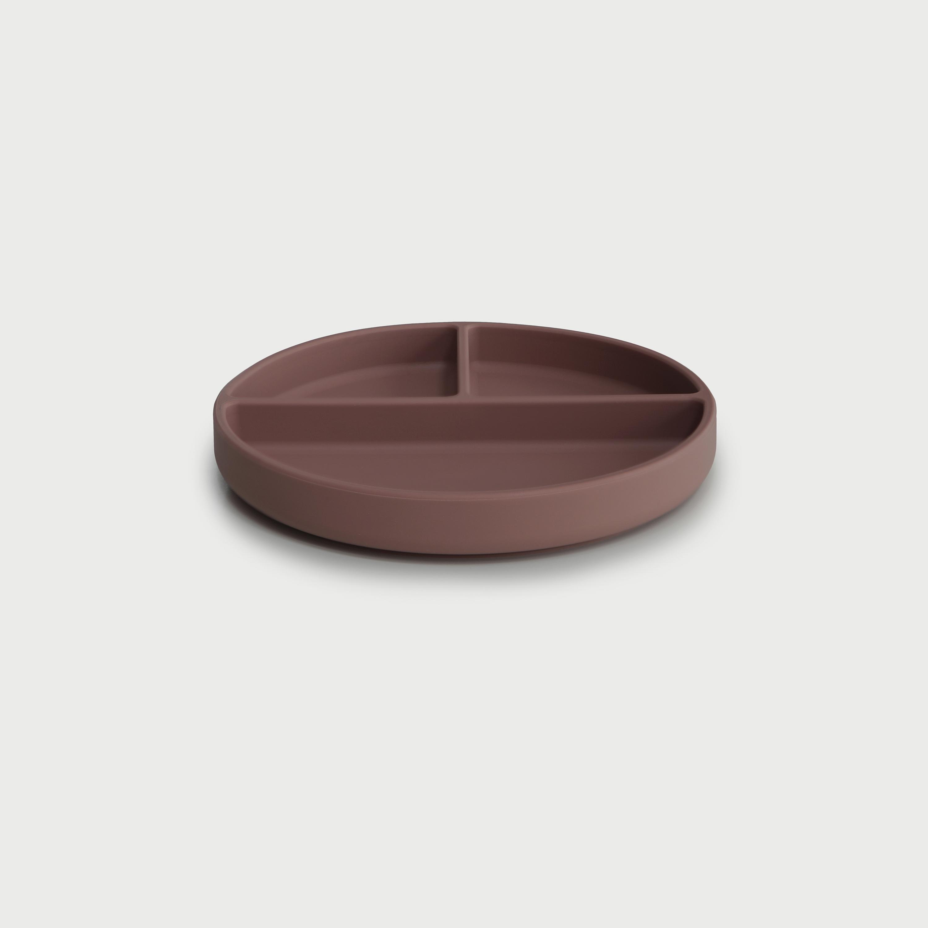 Mushie Silicone Plate Cloudy Mauve-baby-feeding-mealtimeessentials-image-2
